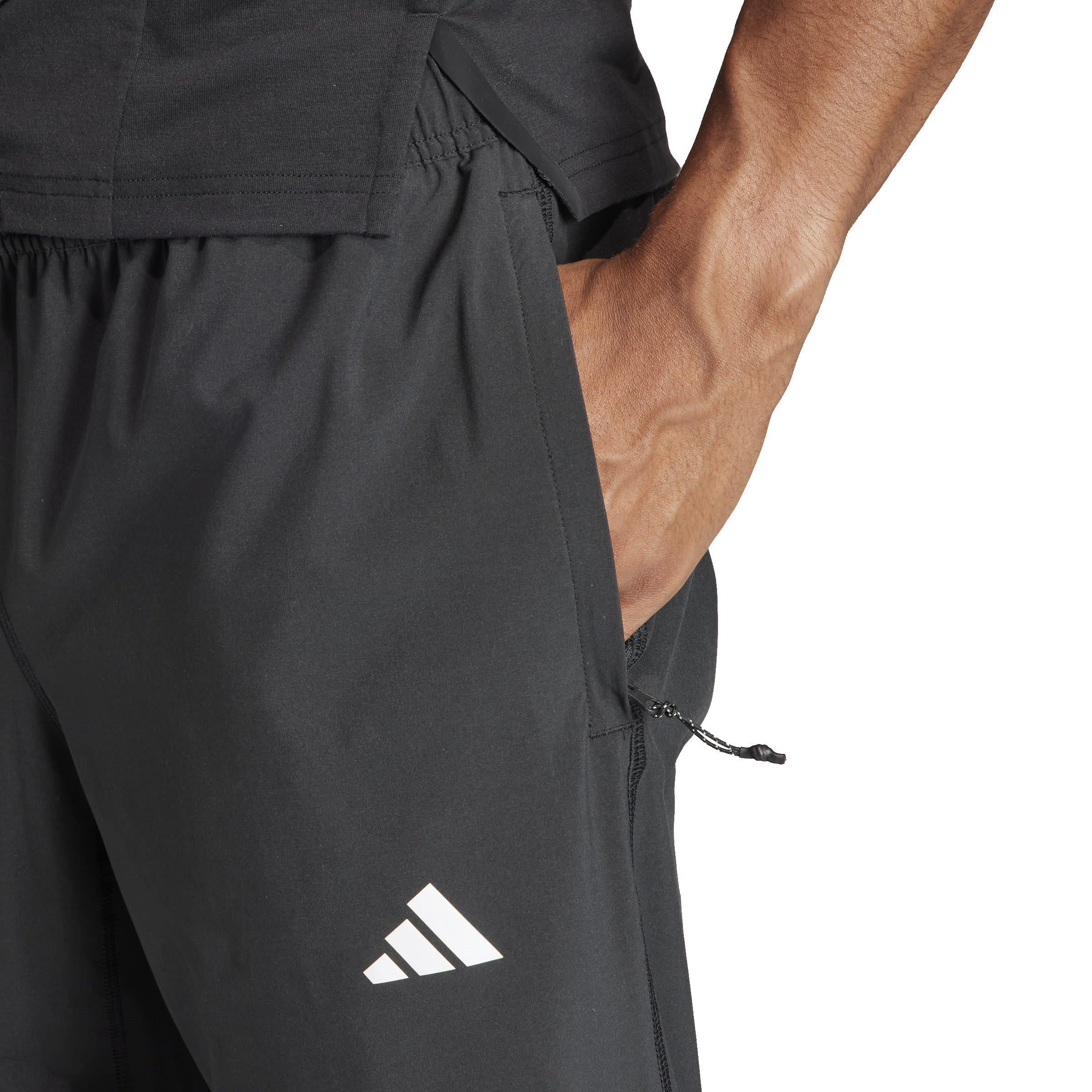 Black/White - adidas - Train Essentials Mens Training Woven Pants - 5