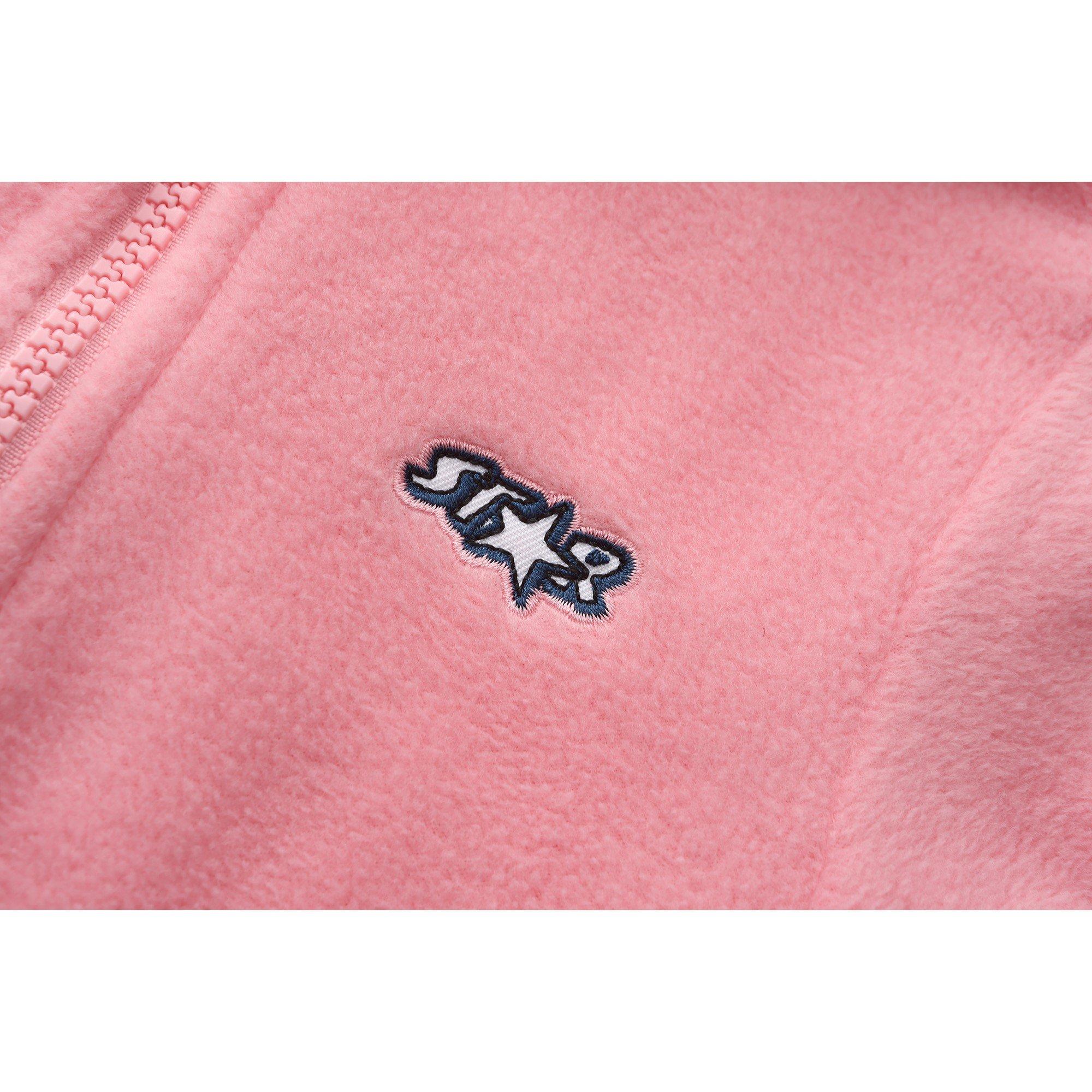 Rosa - Star - Fz Fleece Top Junior - 4