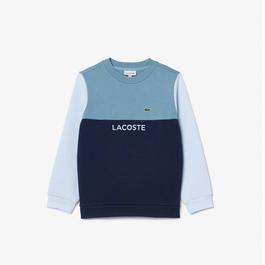 Lacoste Block Crew Neck Jumper Childrens