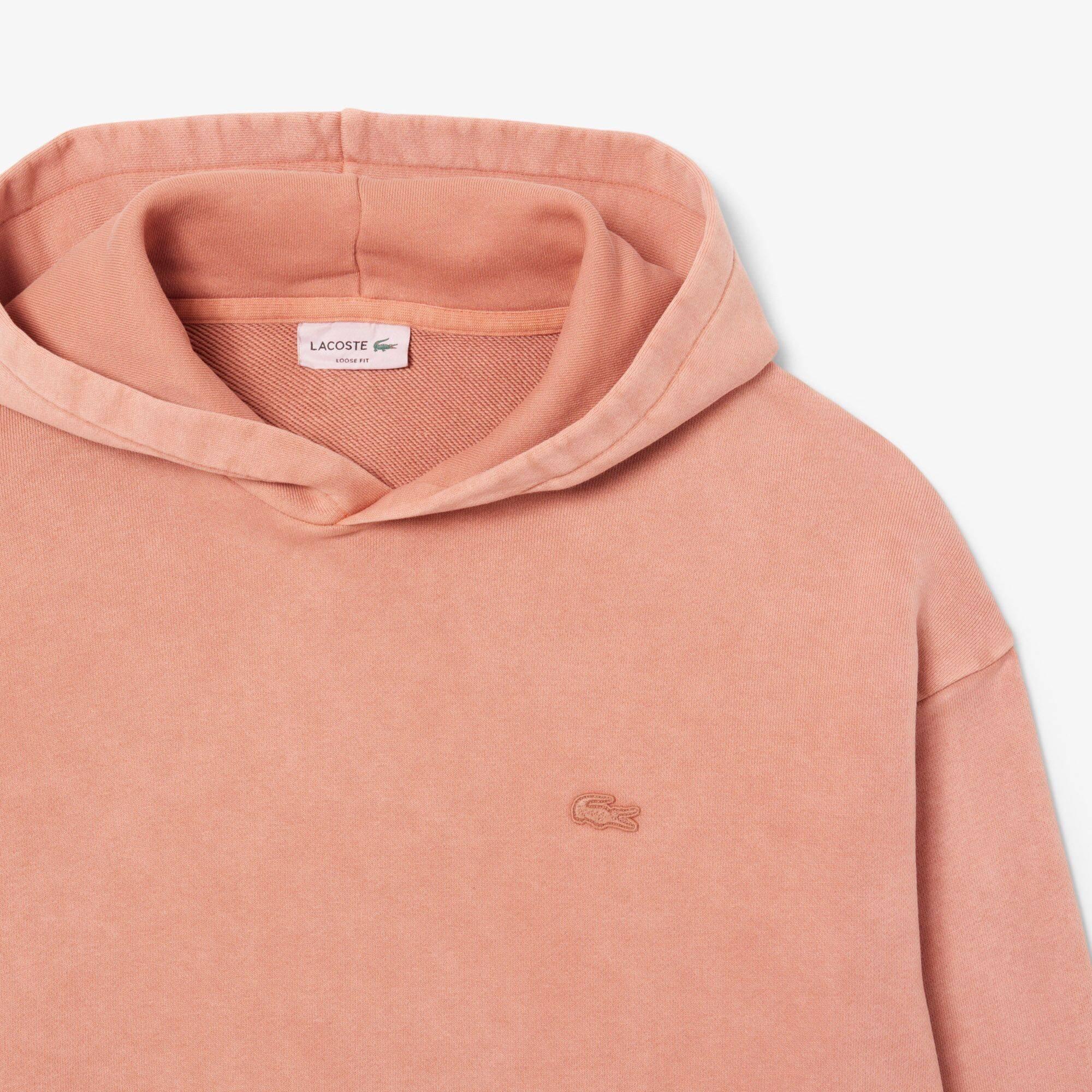 Latte I1K - Lacoste - Men's Garment Dyed Hoodie - 2
