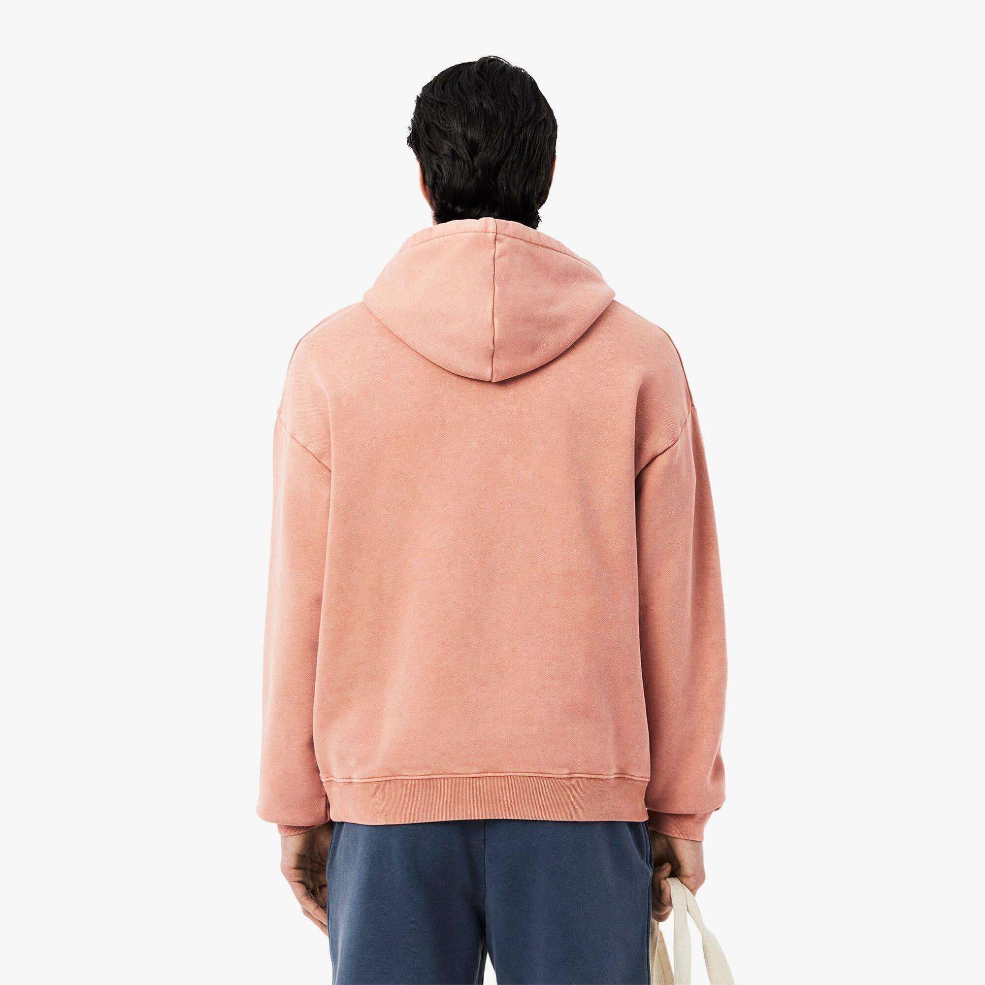 Latte I1K - Lacoste - Men's Garment Dyed Hoodie - 6