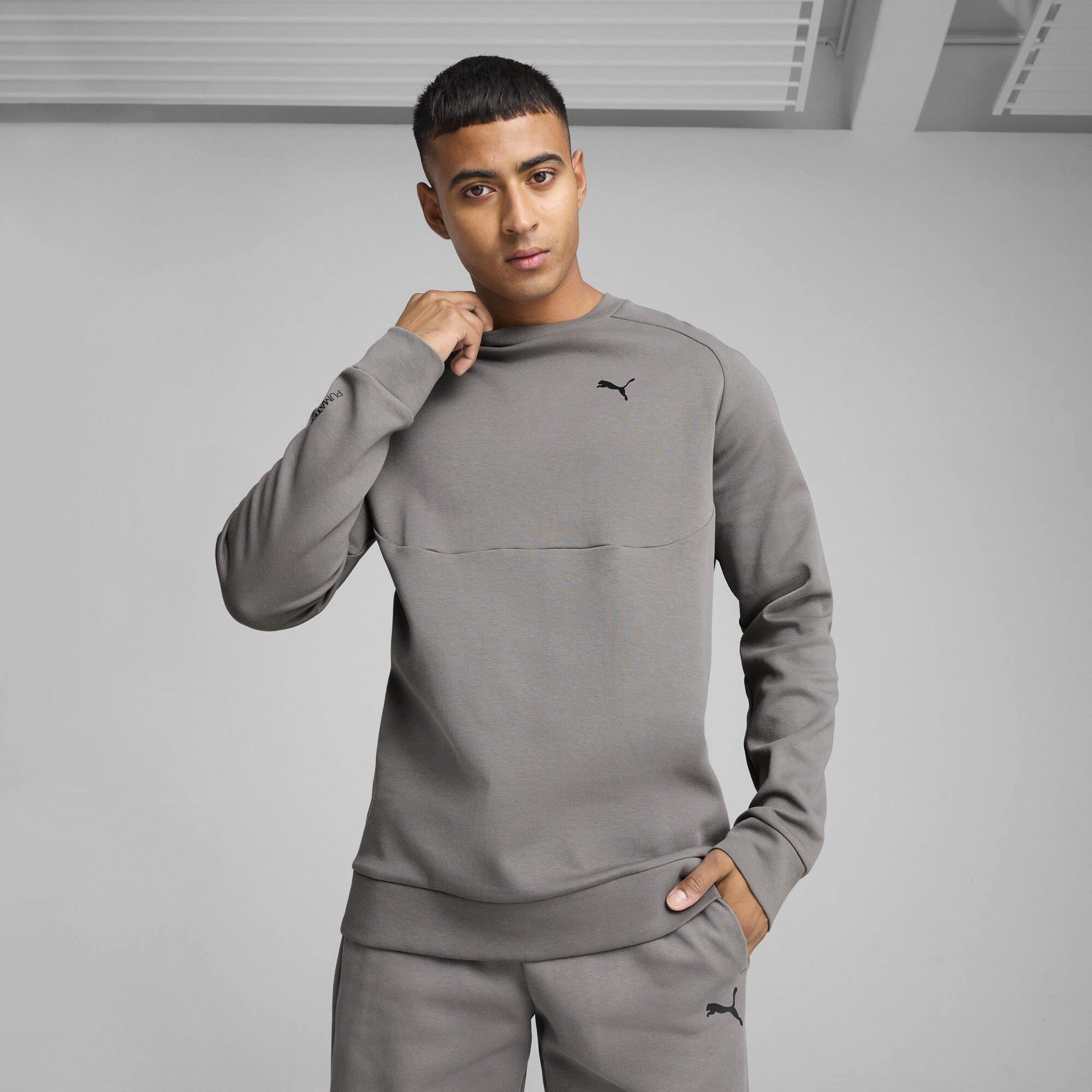 Dunkelgrau - Puma - Tech Neck Crew Sweatshirt - 2