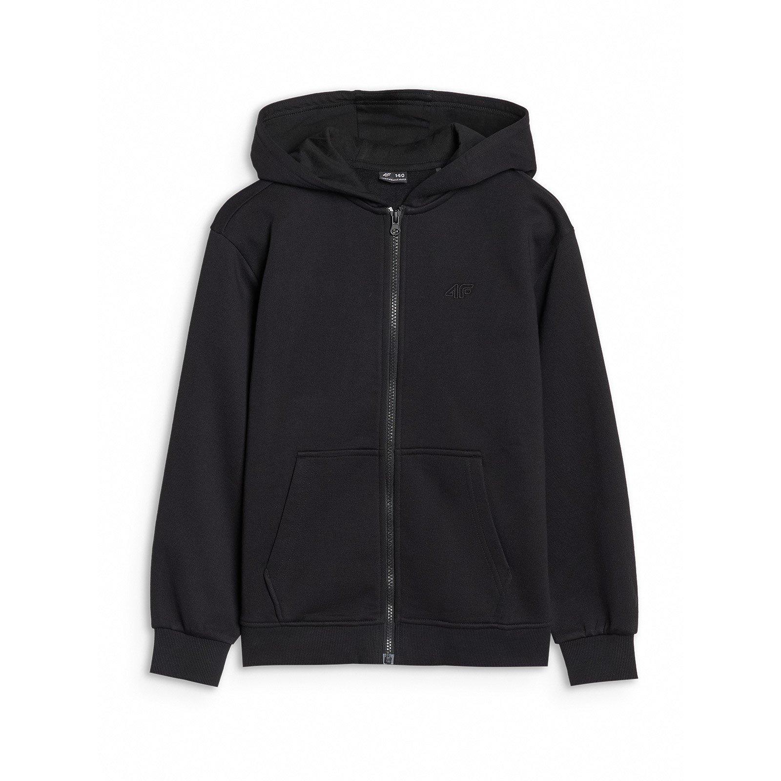 Black - 4F - Kids' Zip Hoodie