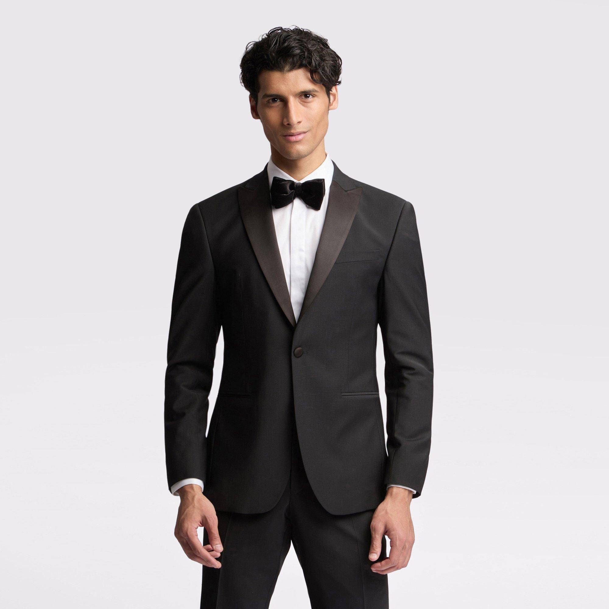 Black - Ted Baker - Meyer Tuxedo Slim Jacket - 1