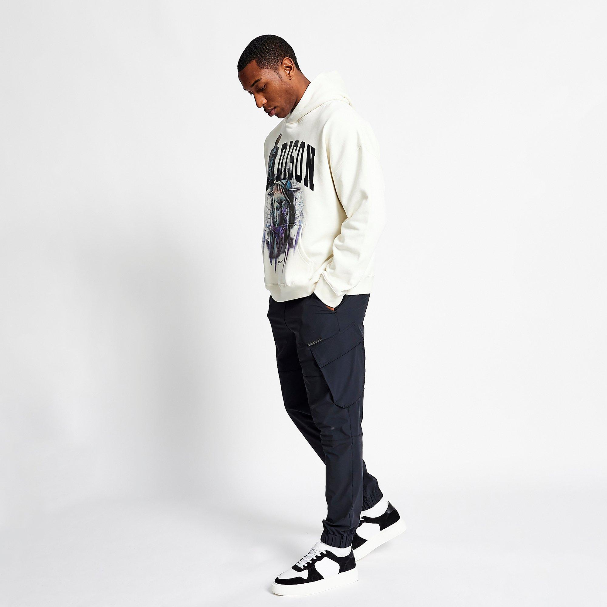 Marshmallow - Madison Barclay - Liberty Hoodie Mens - 2