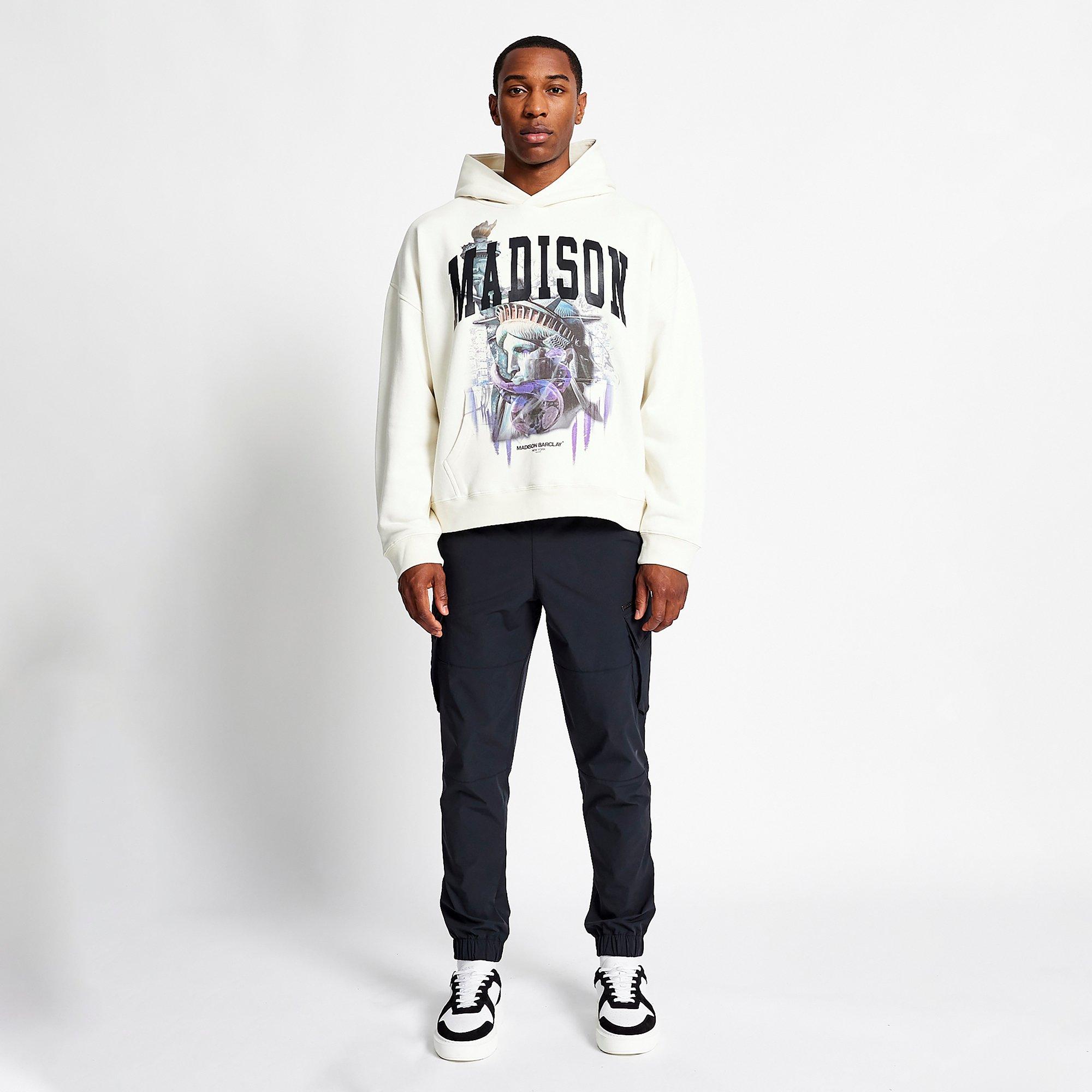 Marshmallow - Madison Barclay - Liberty Hoodie Mens - 5