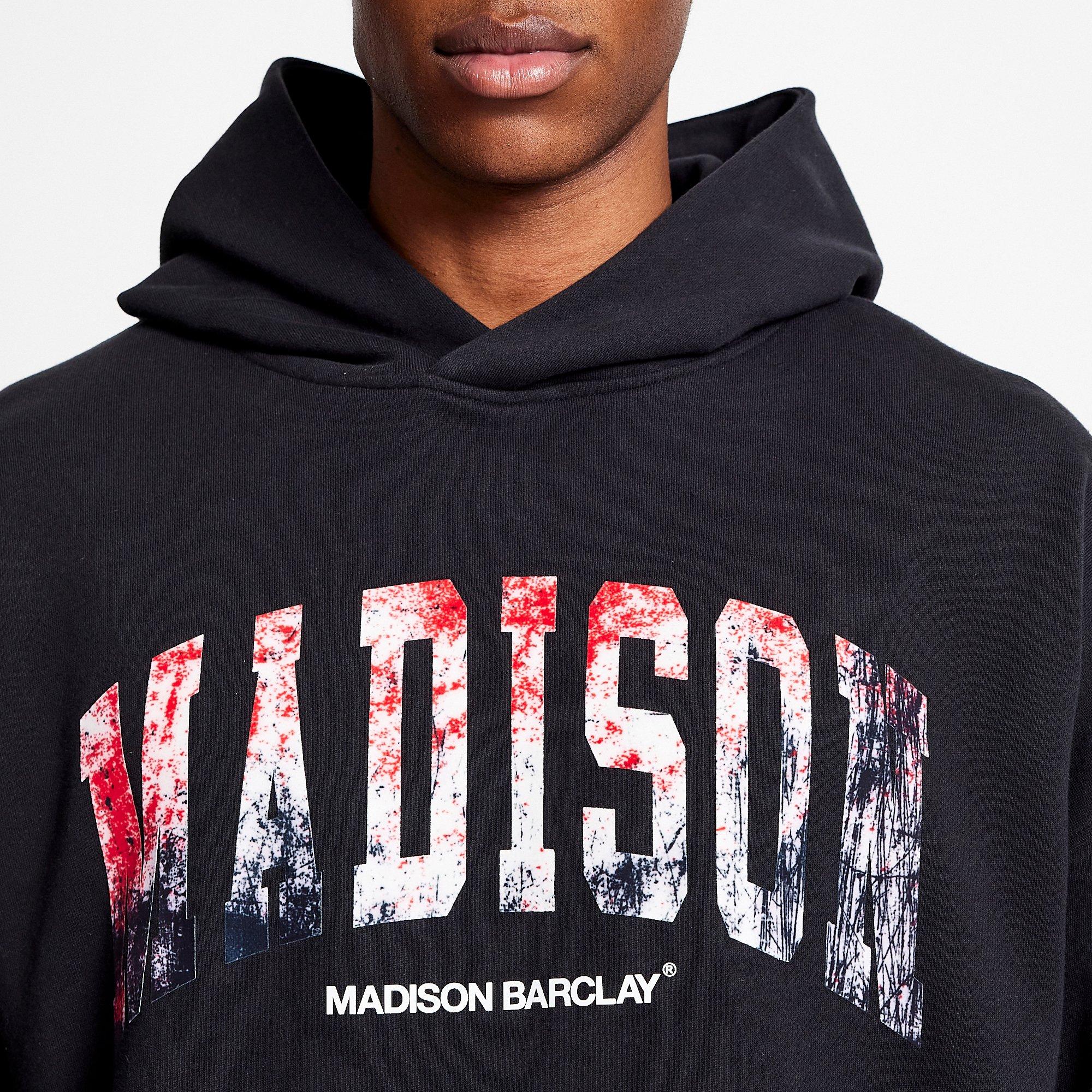 Black - Madison Barclay - Distressed Hoodie - 3