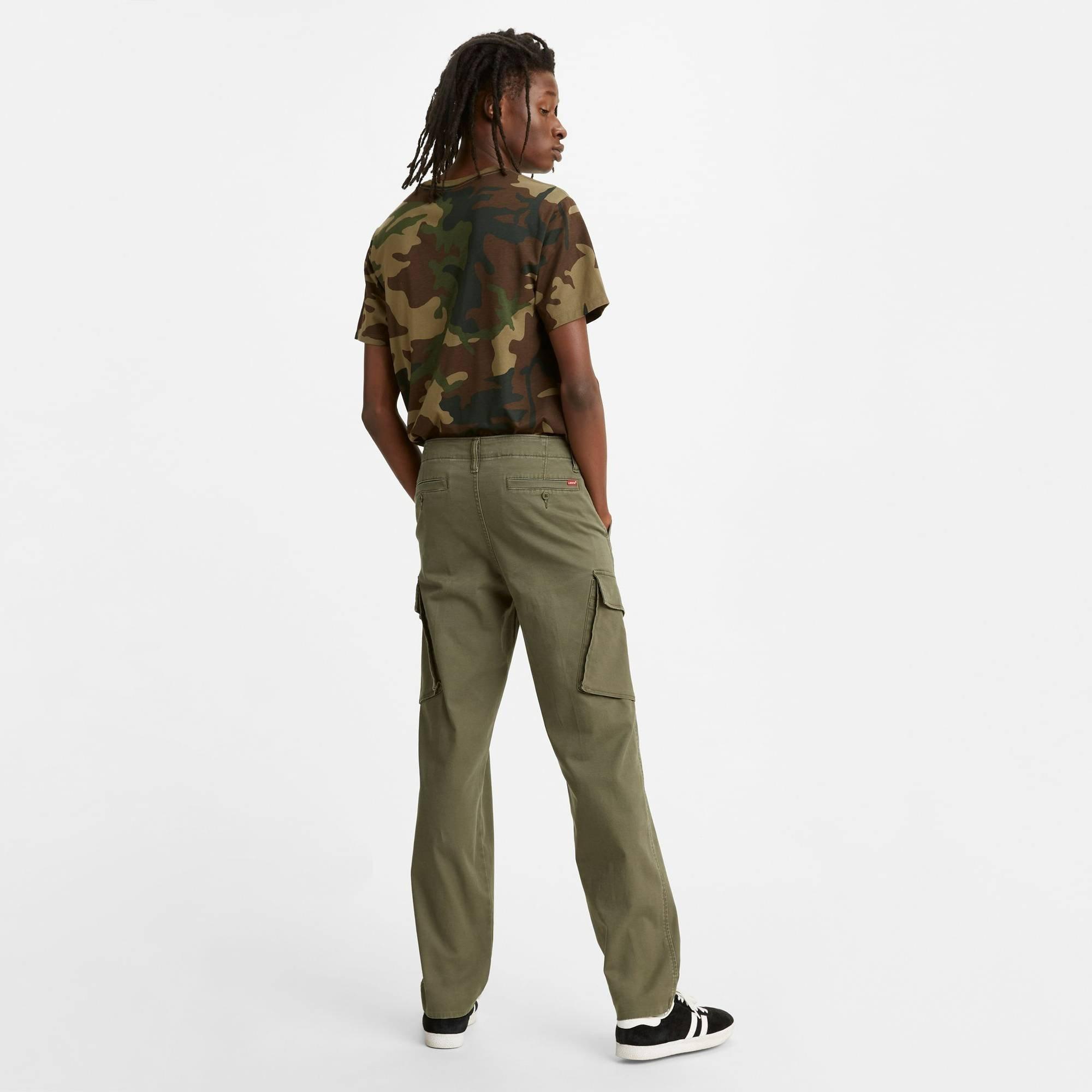 Olive Night - Levis - Men's Tapered Cargo Trousers - 4