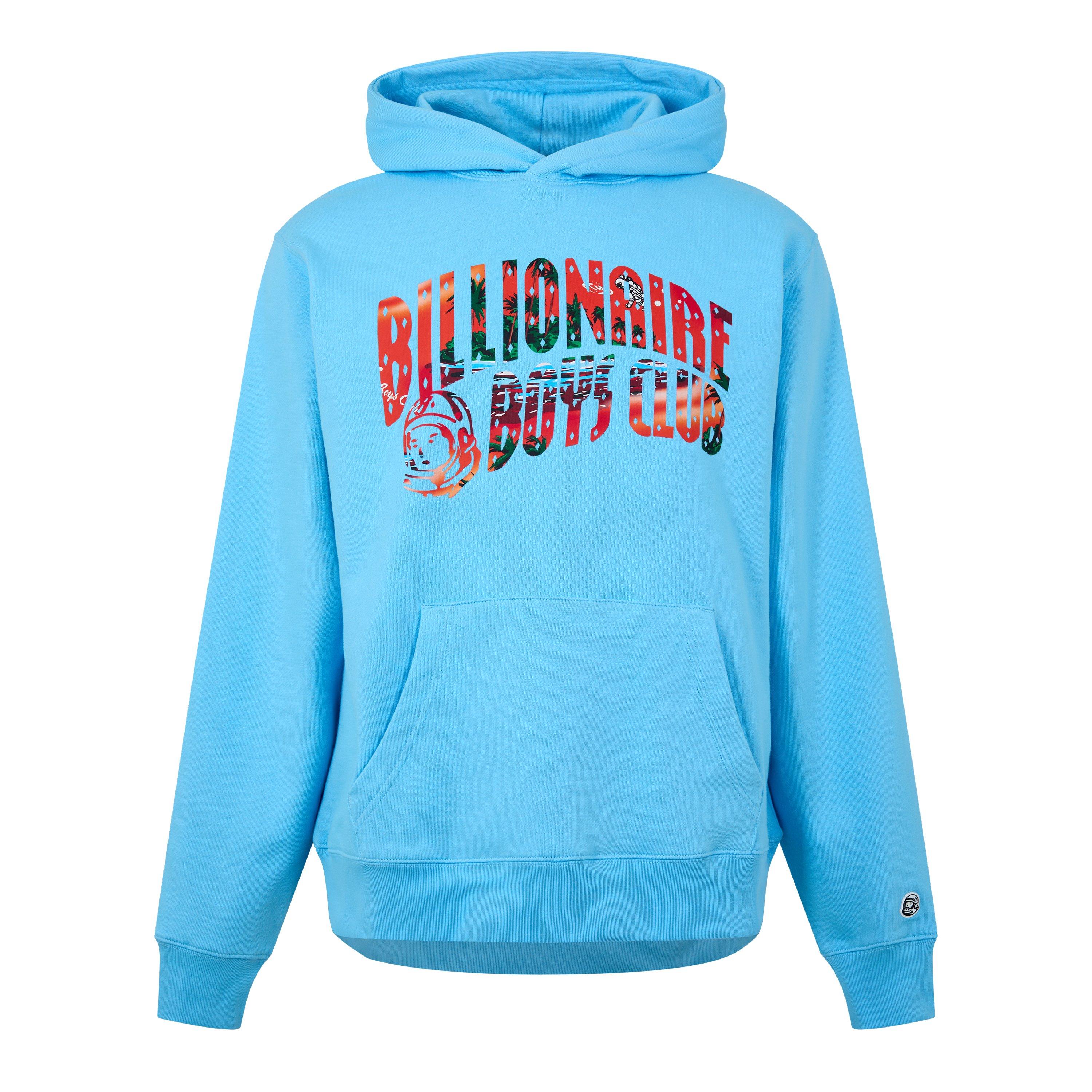 Billionaire Boys Club Tropical Logo Hoodie - Light Blue - X Large