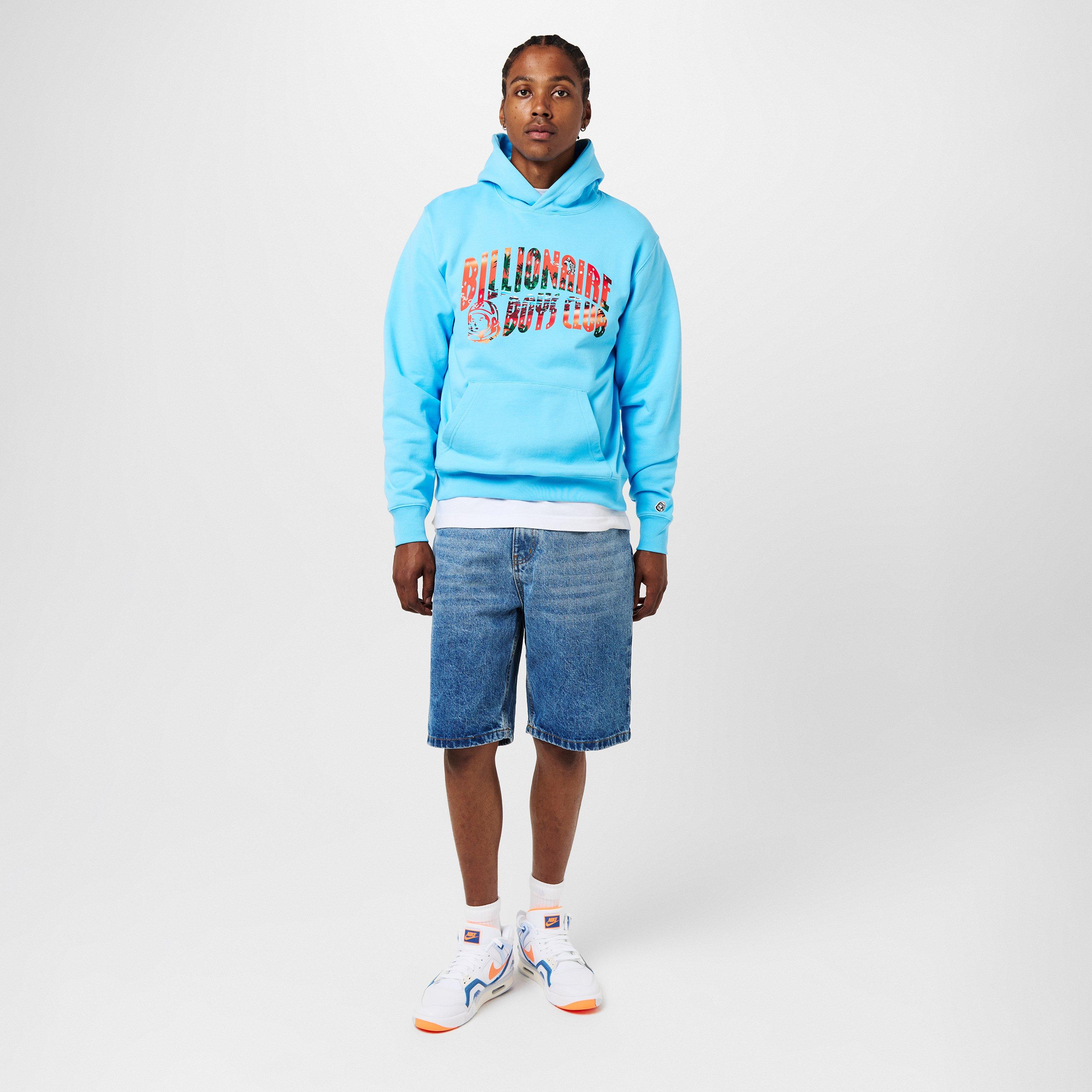 Light Blue - Billionaire Boys Club - Tropical Logo Hoodie - 6