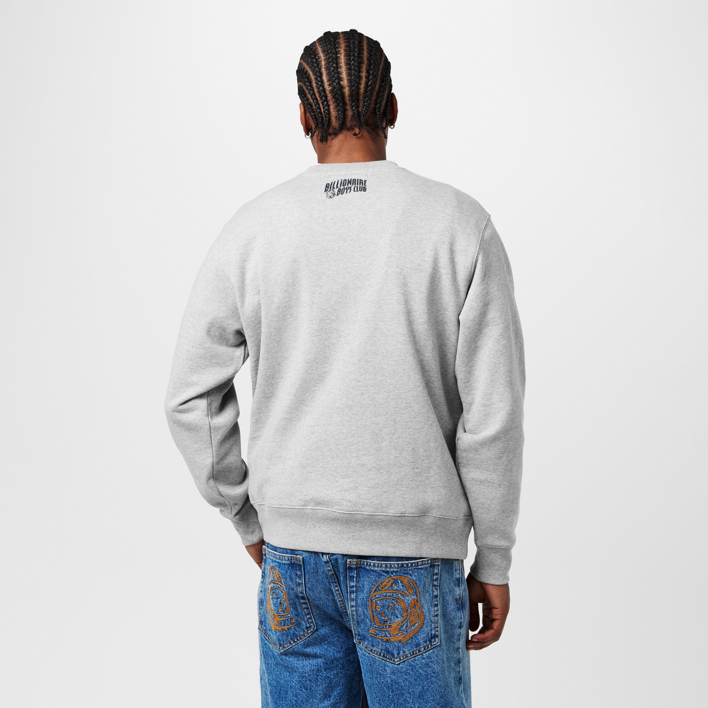 Heather Grey - Billionaire Boys Club - Men's Astro Crew Sweatshirt - 4