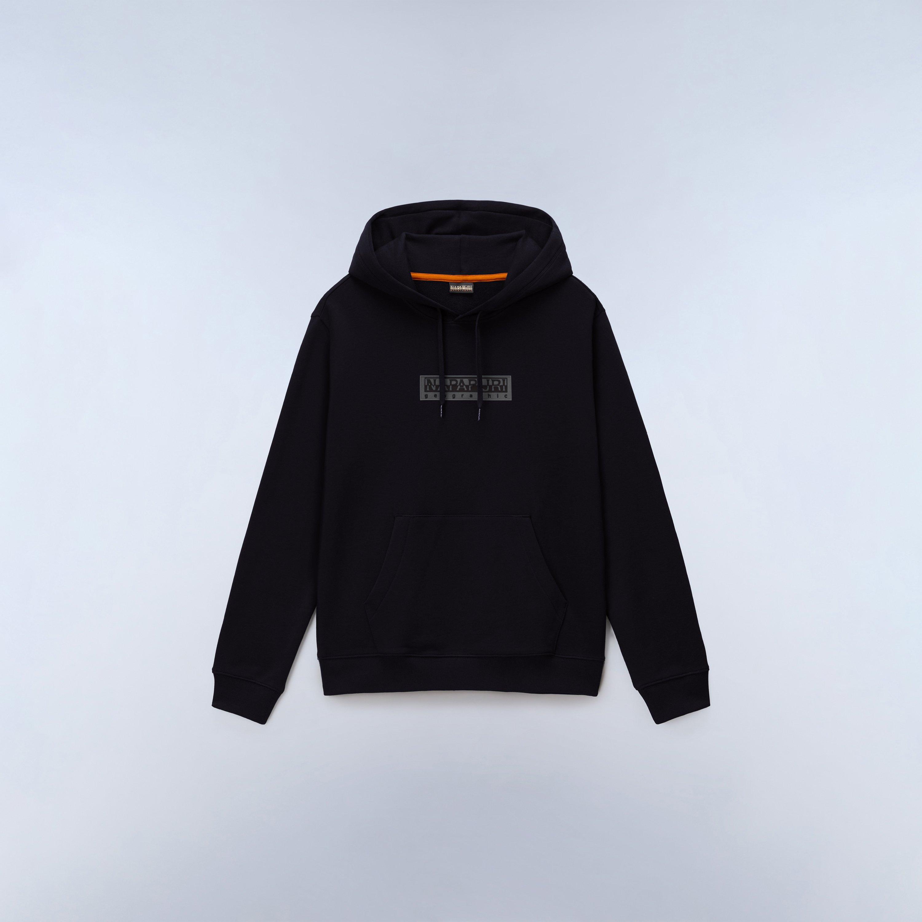 Napapijri Men's S-Box Logo Hoodie - Black - 2XL