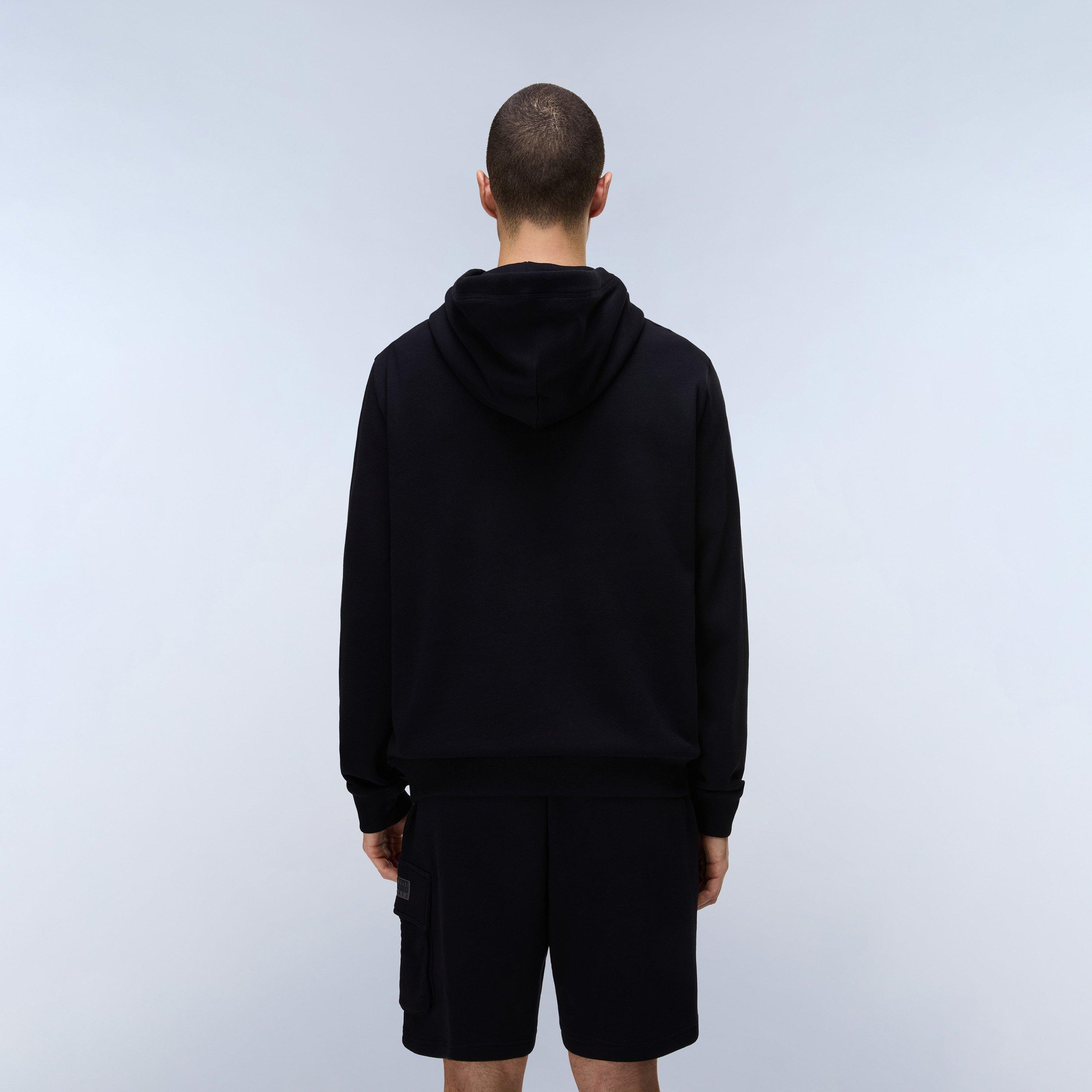 Negro - Napapijri - S-Box Logo Hoodie Mens - 4