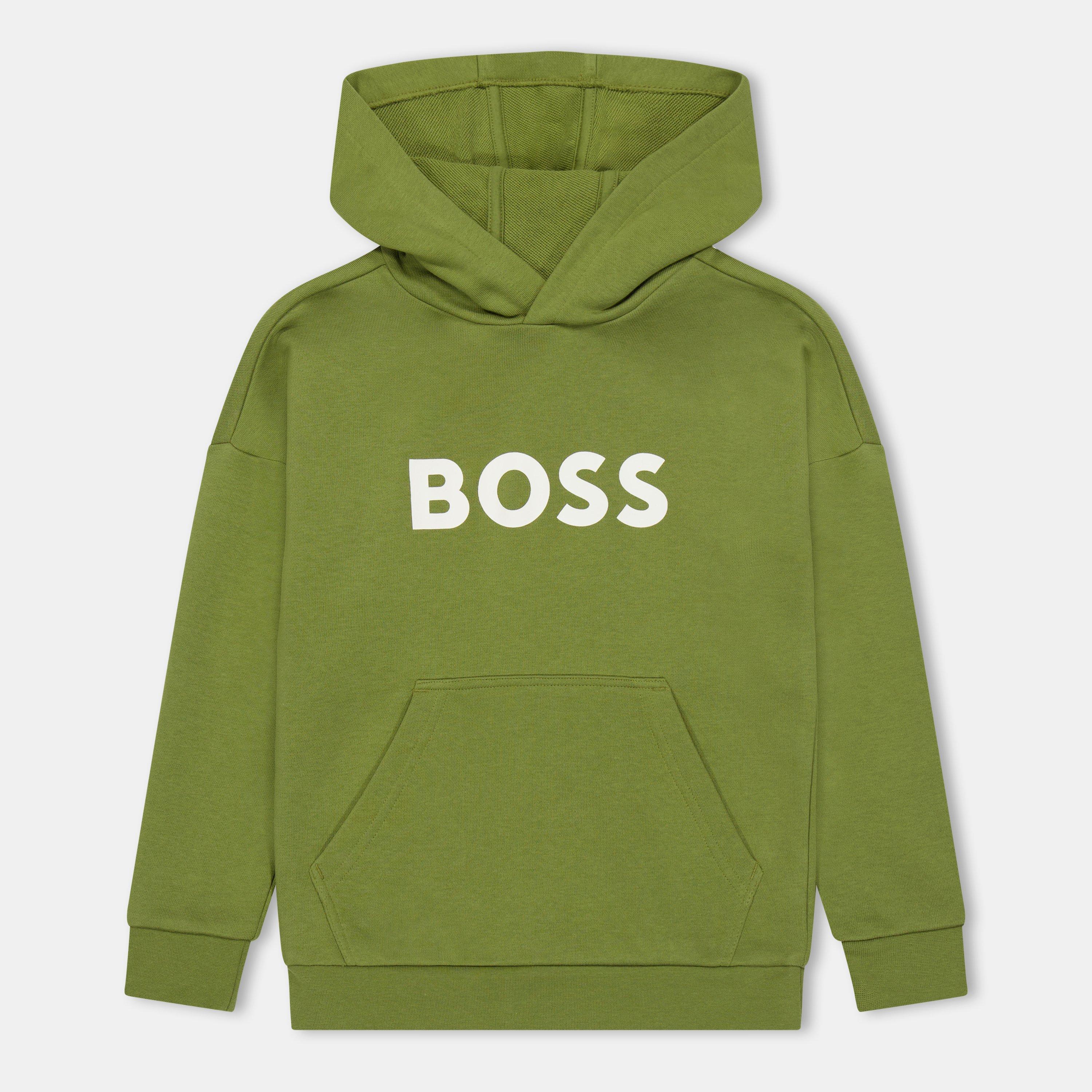 Boss Kids' Logo Pullover Hoodie - Laurier 673