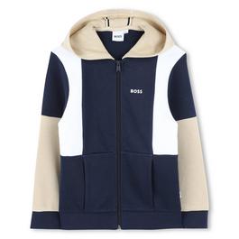 Boss Zip Up Hoodie Juniors