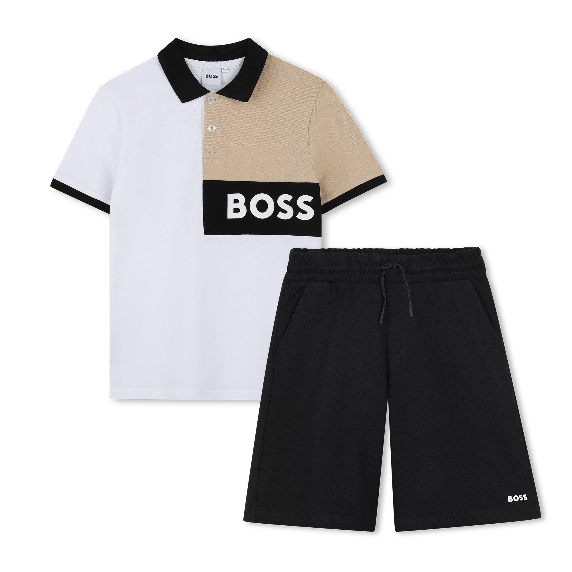 Schwarz 09B - Boss - Kids' Polo Shirt Set - 1