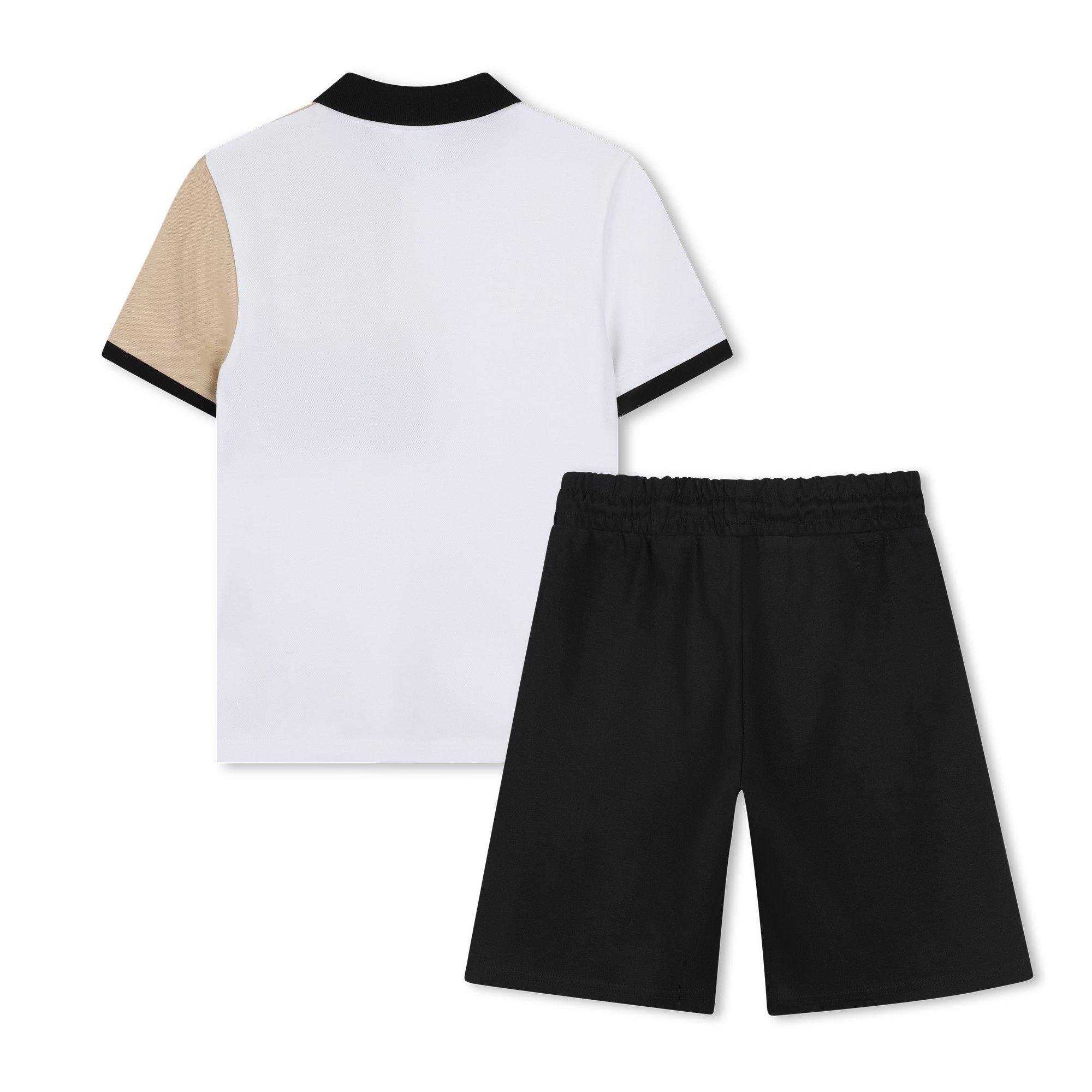 Zwart 09B - Boss - Kids' Polo Shirt Set - 2