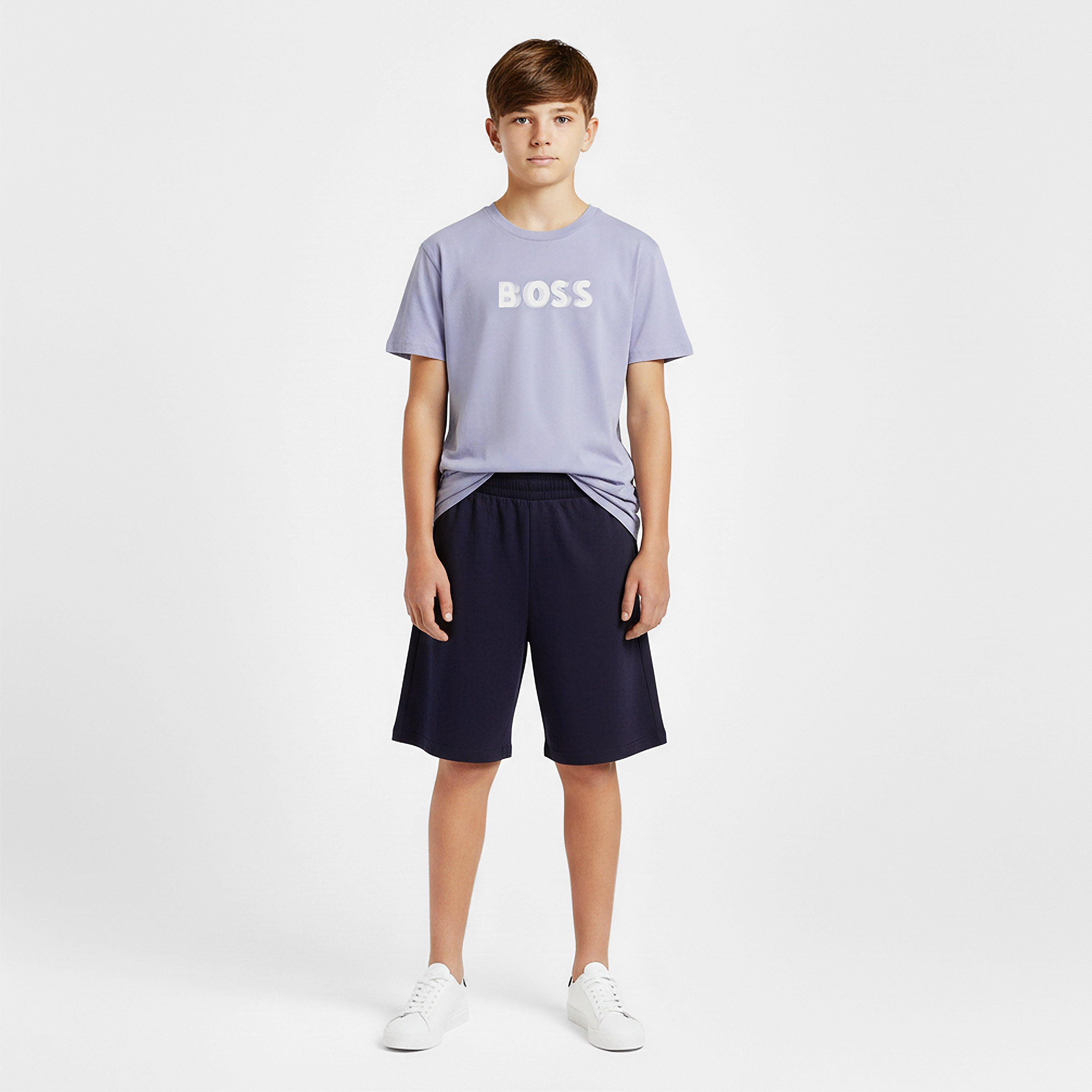 Navy - Boss - Kids  T-Shirt Set - 3