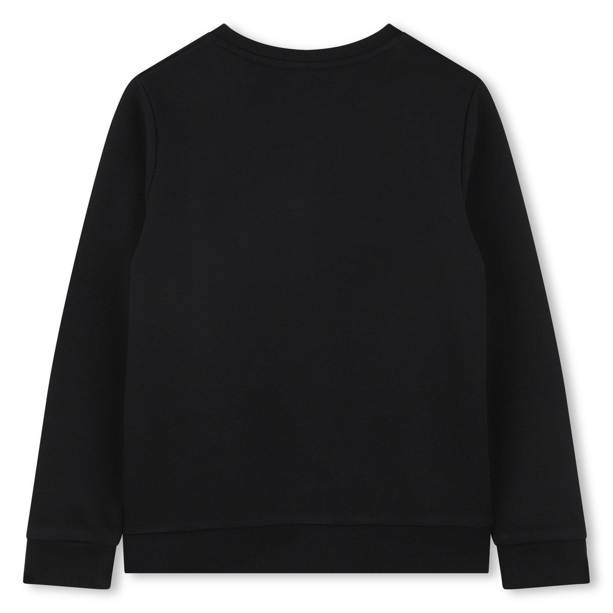 Zwart 09B - Boss - Kids Bold Logo Sweatshirt - 2