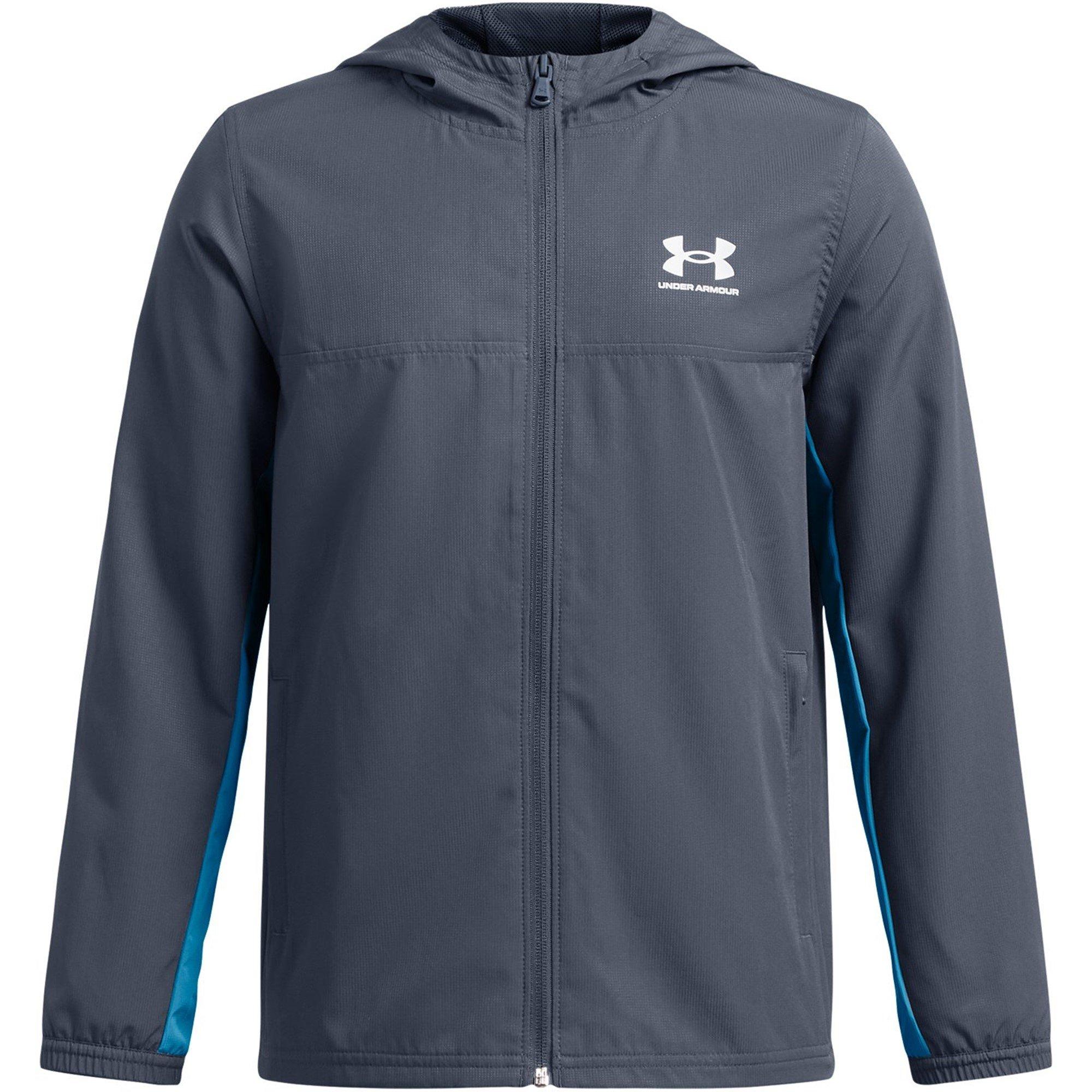 Gry/Bleu/Noir - Under Armour - Rival Zip Hoodie - 1
