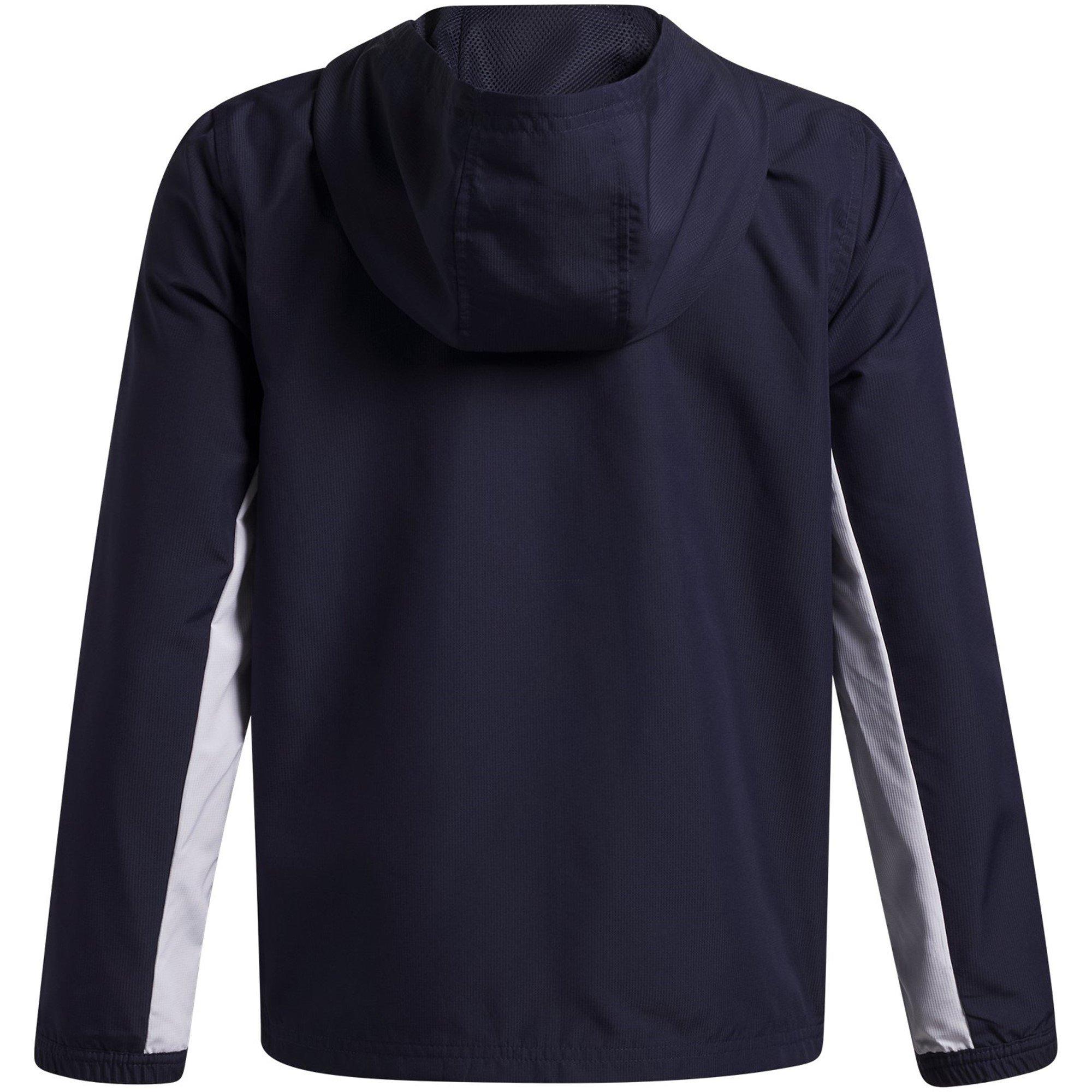 Marine/Blanc - Under Armour - Kids' Rival Zip Hoodie - 2