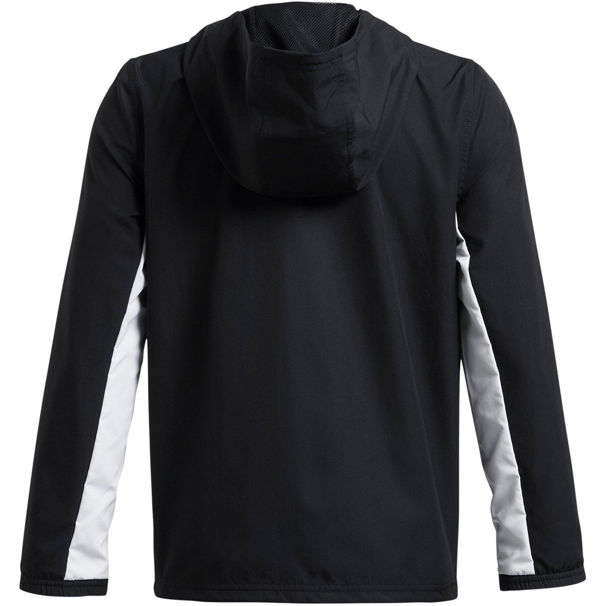 Blk/Wht - Under Armour - UA Rival Woven Boys Jacket - 2