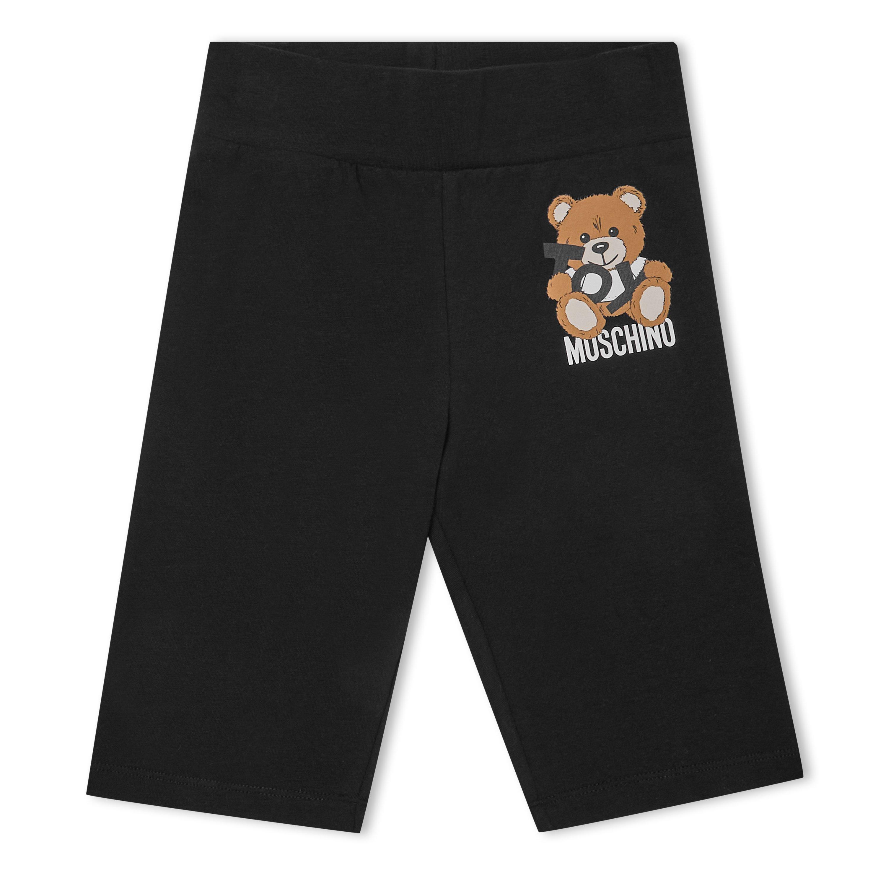 Wht/Blk 81214 - Moschino - Toy Bear T-Shirt Set Juniors - 3