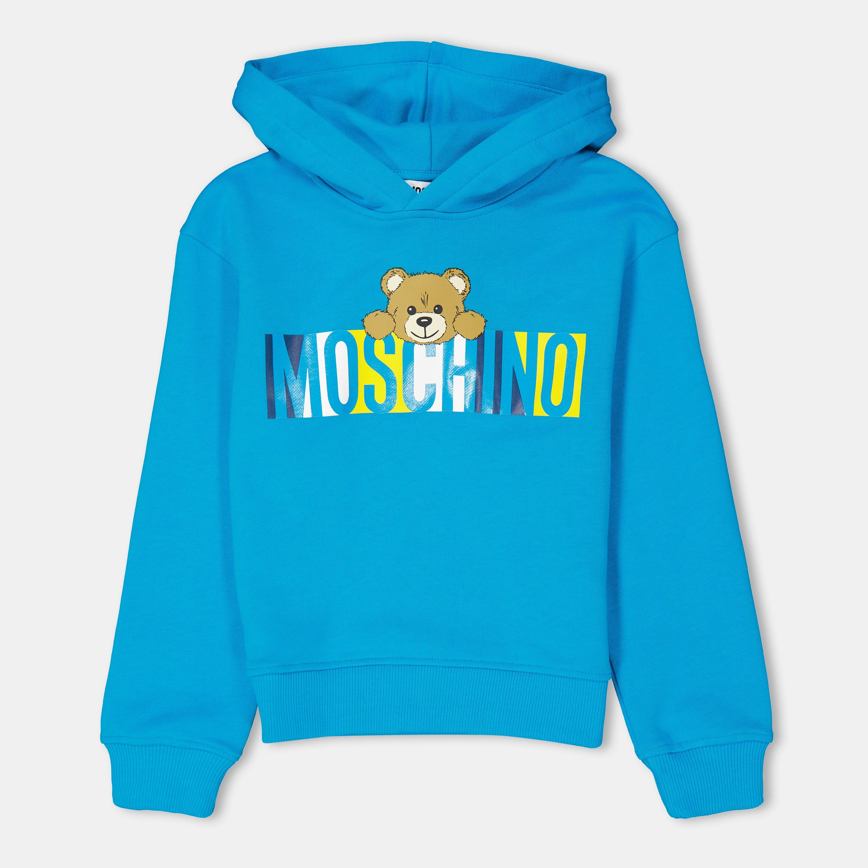 Blue 41047 - Moschino - Logo Hoodie Juniors - 1