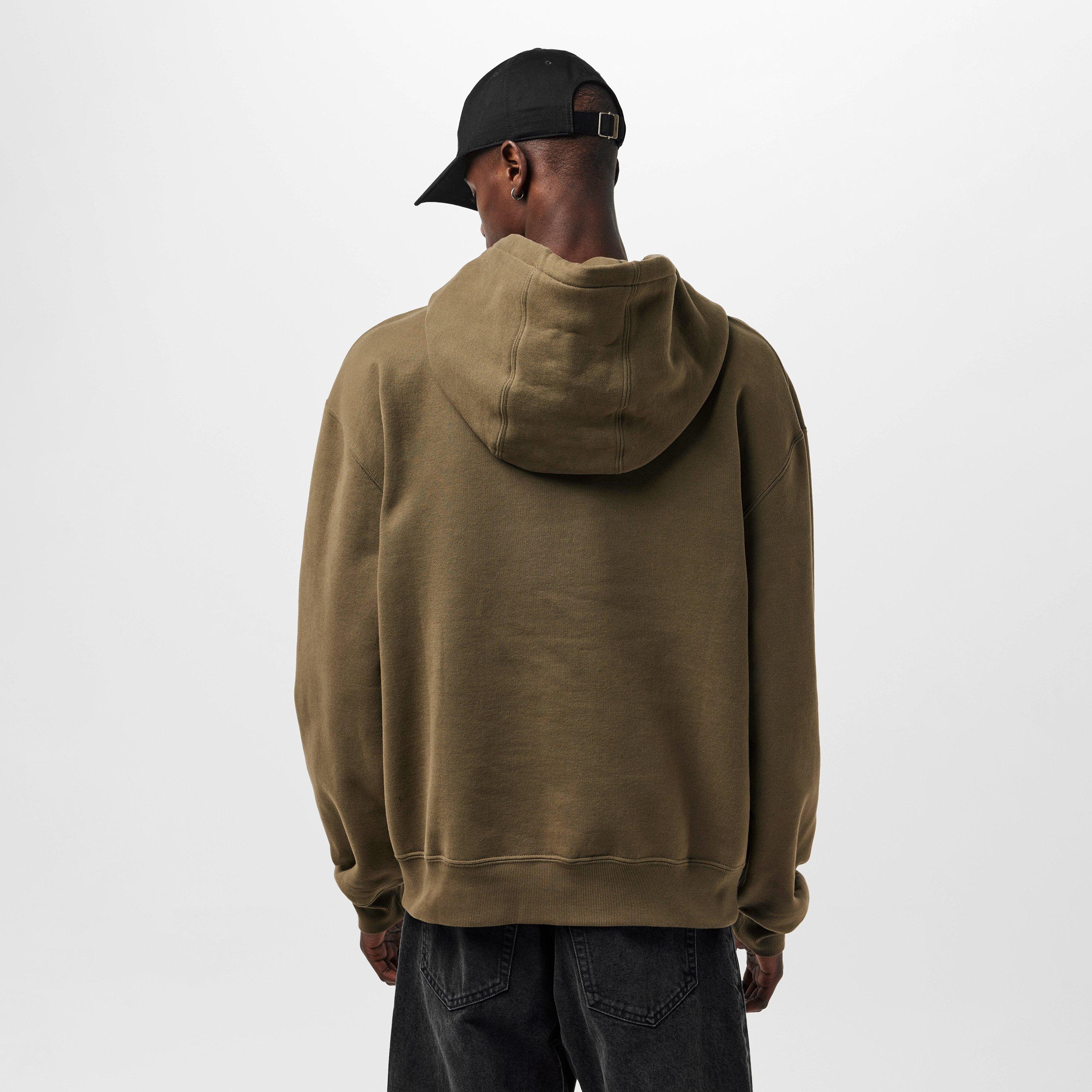Khaki - Saint Laurent - Logo Hoodie - 4