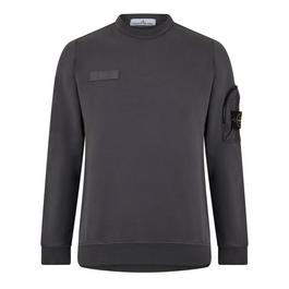 Stone Island Zip Pocket Sweatshirt