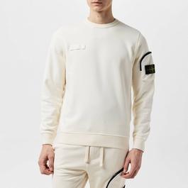 Stone Island Zip Pocket Sweatshirt