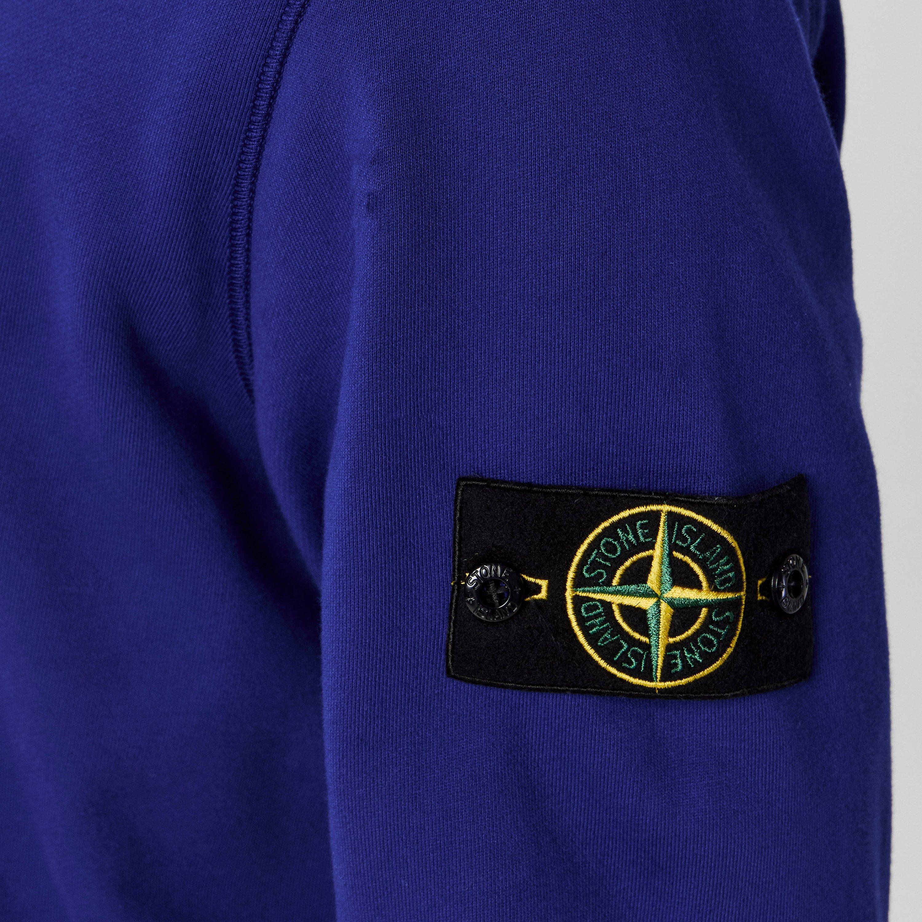 Bluette V0022 - Stone Island - Men's Logo Lightweight Cotton Fleece Jumper - 5