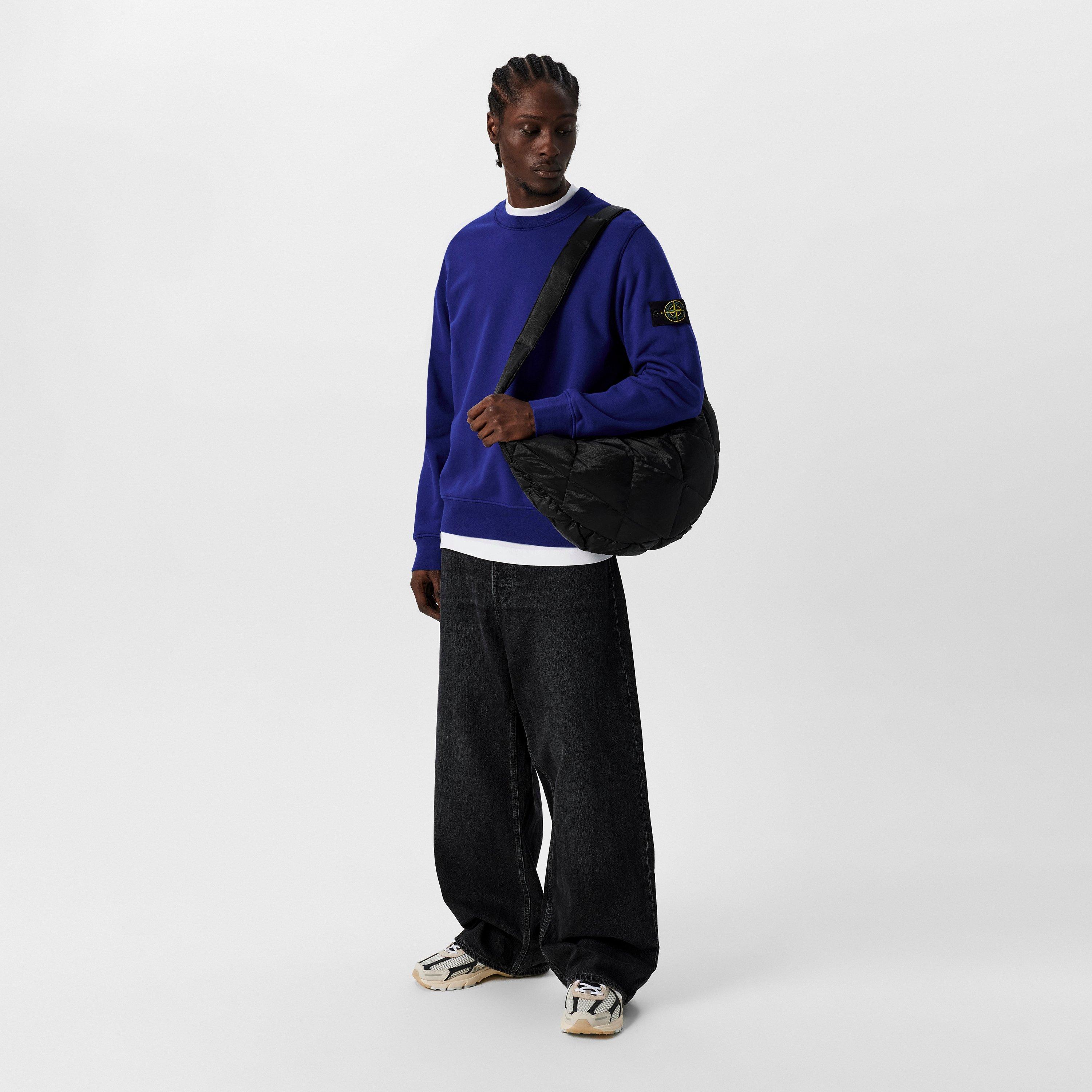 Bluette V0022 - Stone Island - Men's Logo Lightweight Cotton Fleece Jumper - 6