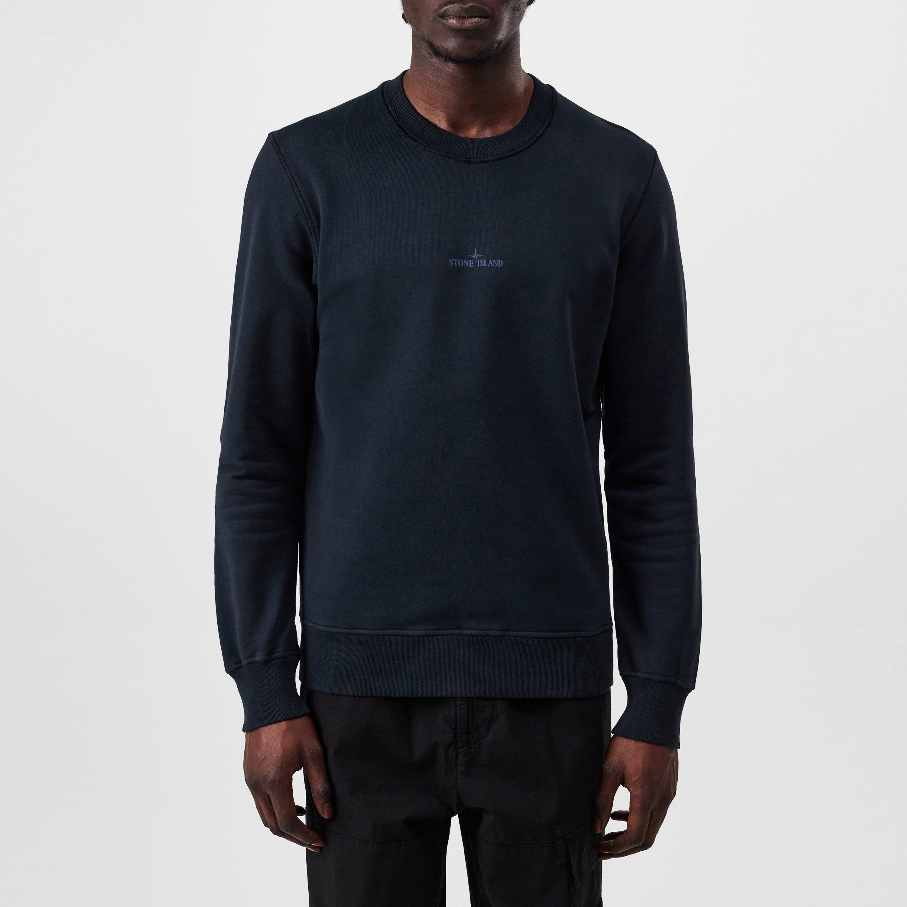 Stone Island | Men's Dial Logo Sweatshirt | Crew Sweaters