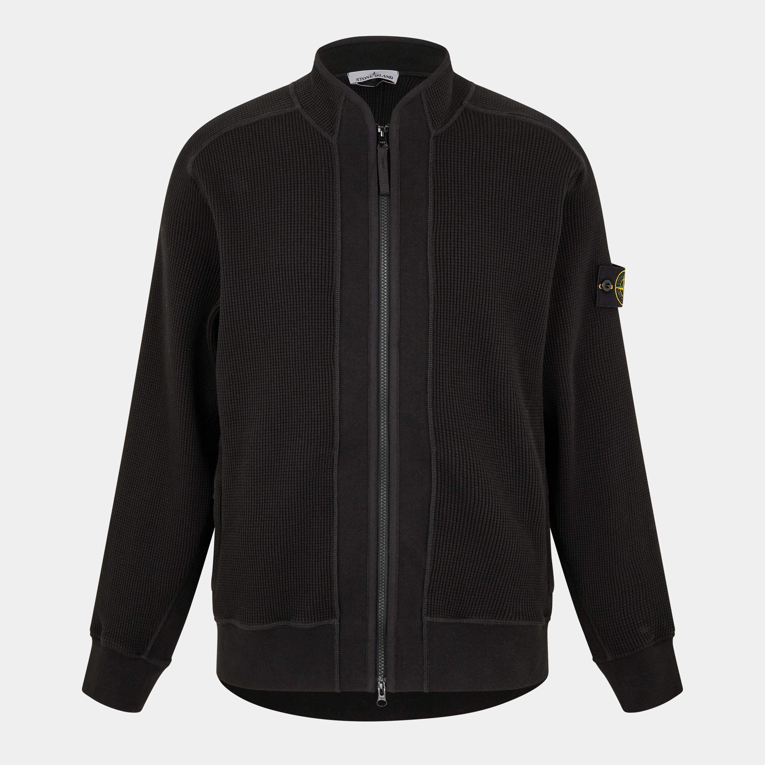 Nero V0029 - Stone Island - Zip Thru Sweater - 1