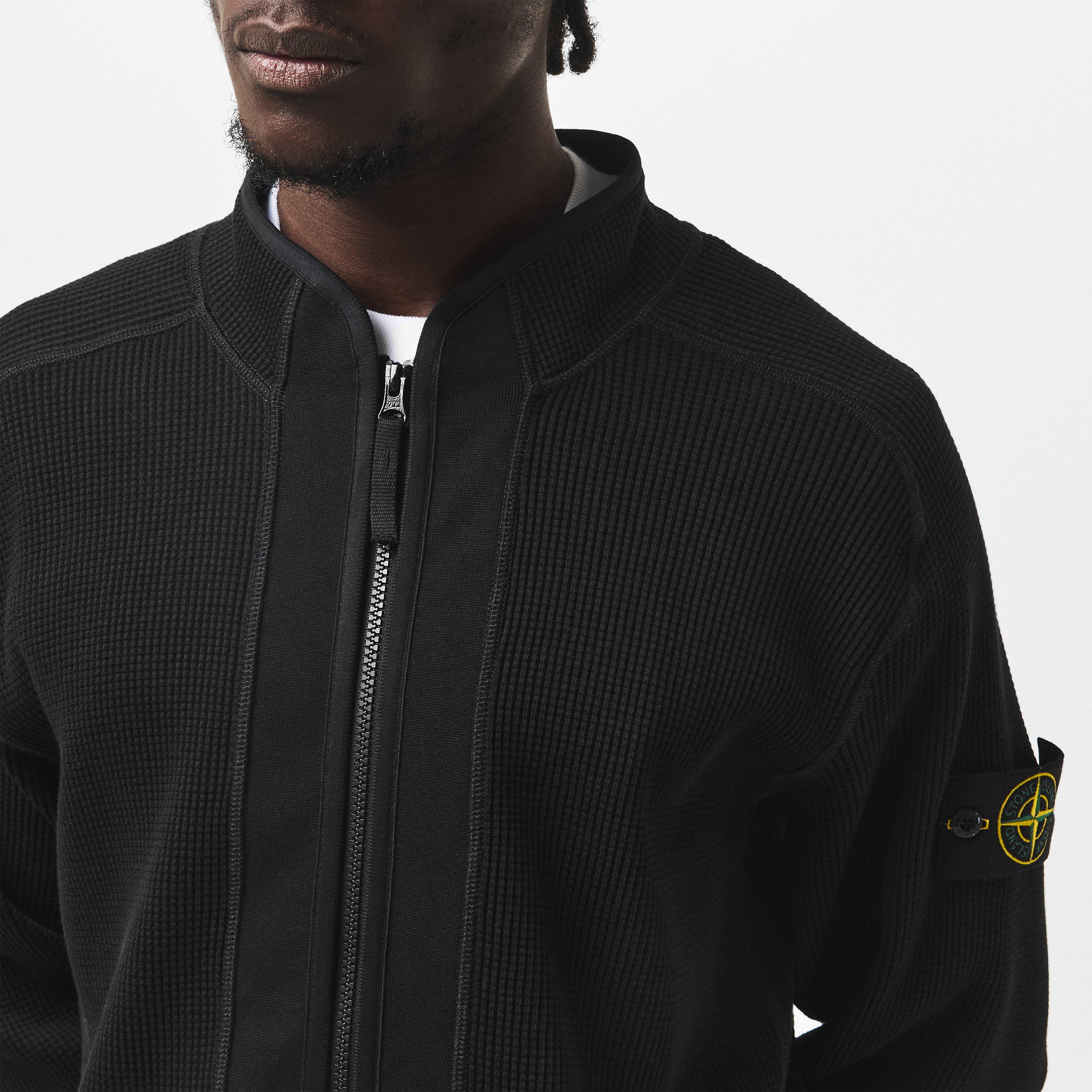 Nero V0029 - Stone Island - Zip Thru Sweater - 5