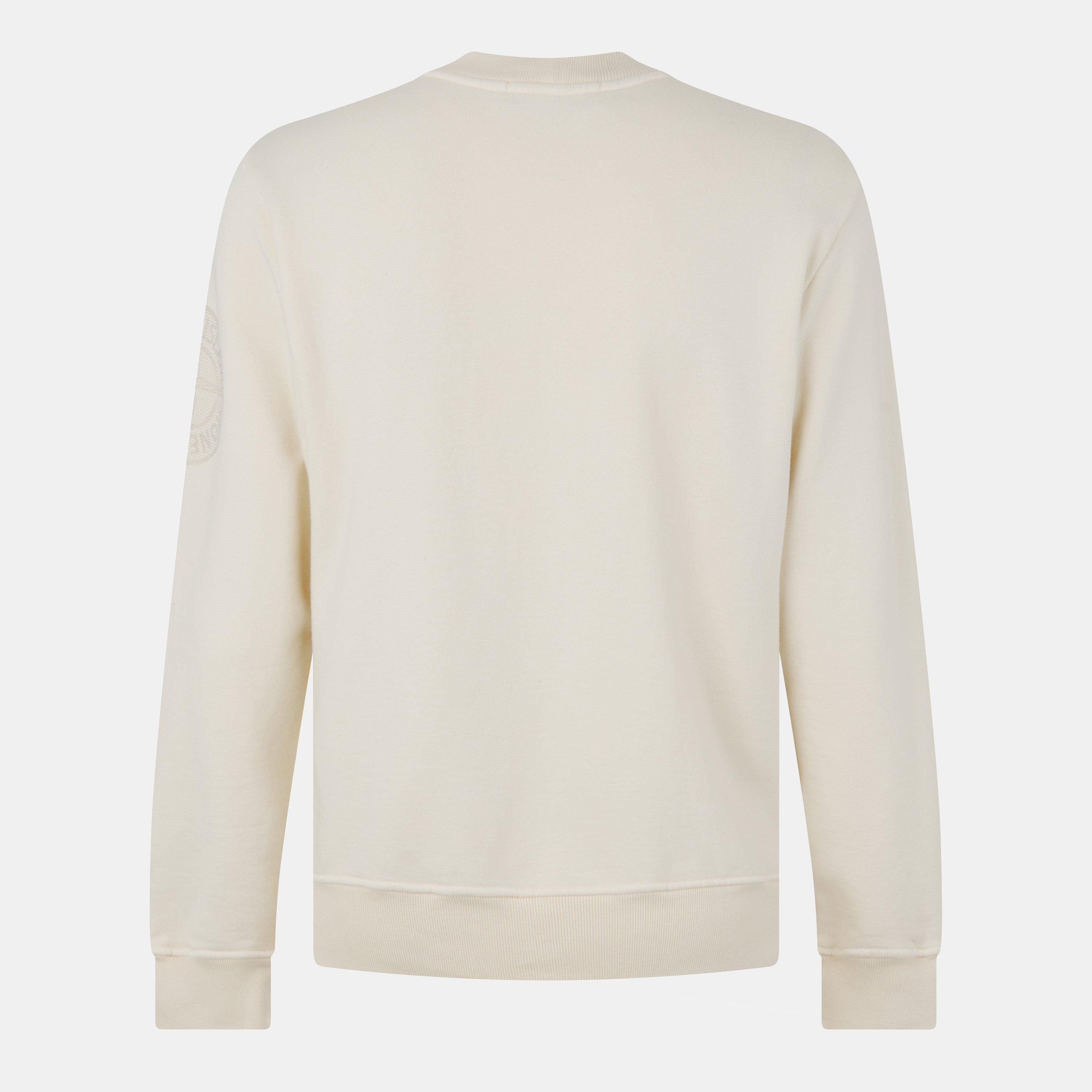 Avorio V0093 - Stone Island - Embellished Logo Sweater - 2