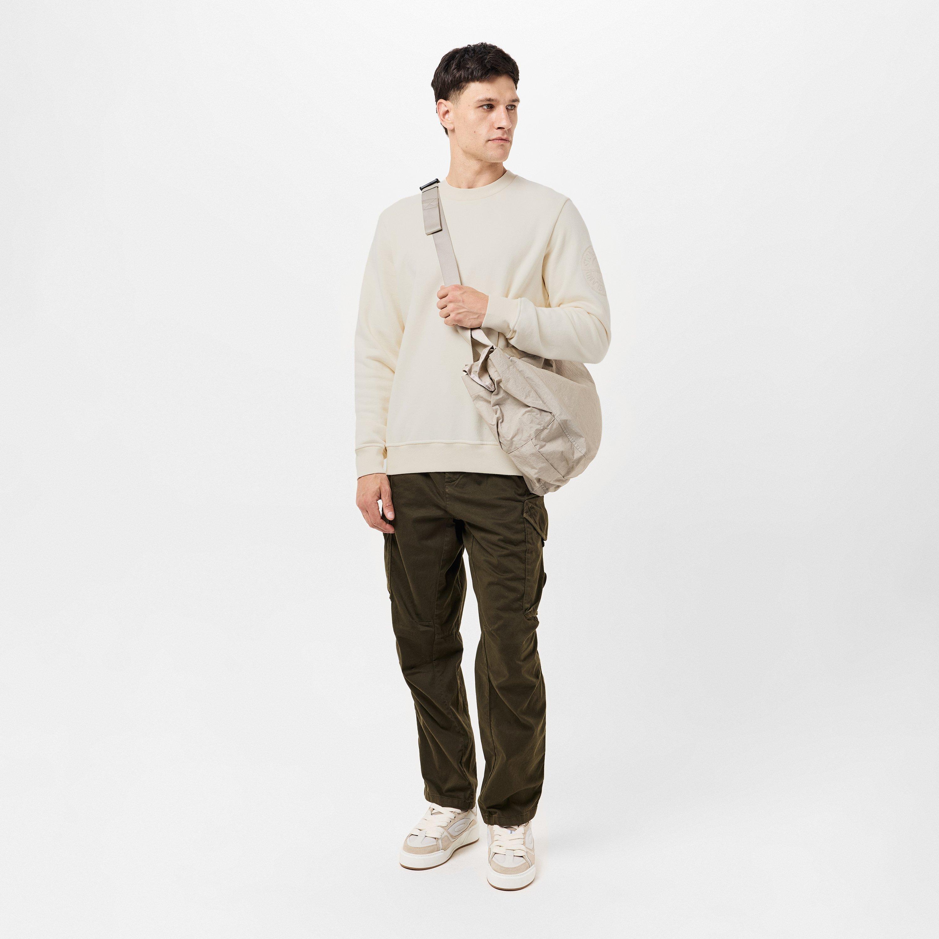Avorio V0093 - Stone Island - Embellished Logo Sweater - 6