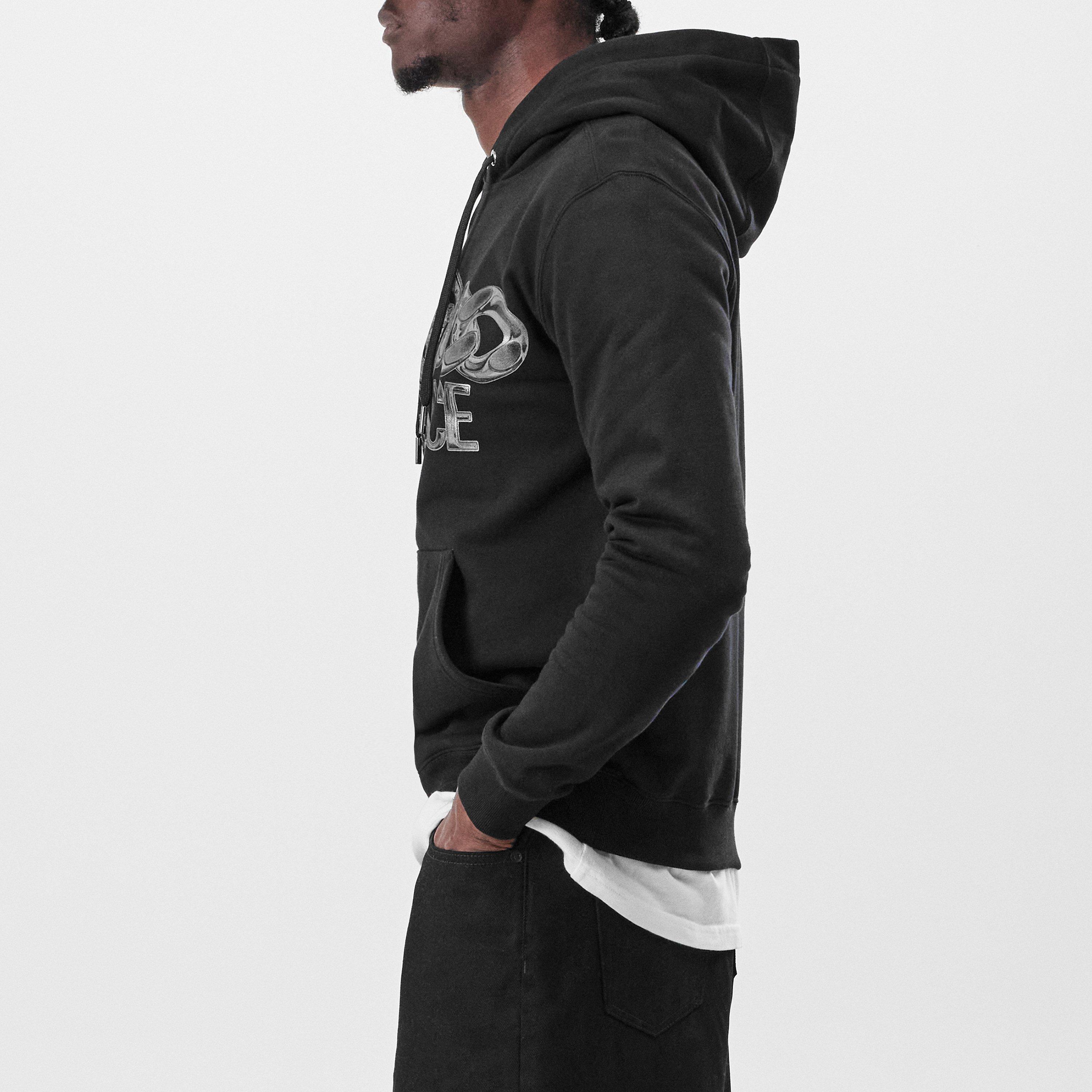 Black - Versace - Medusa On Chain Hoodie - 6