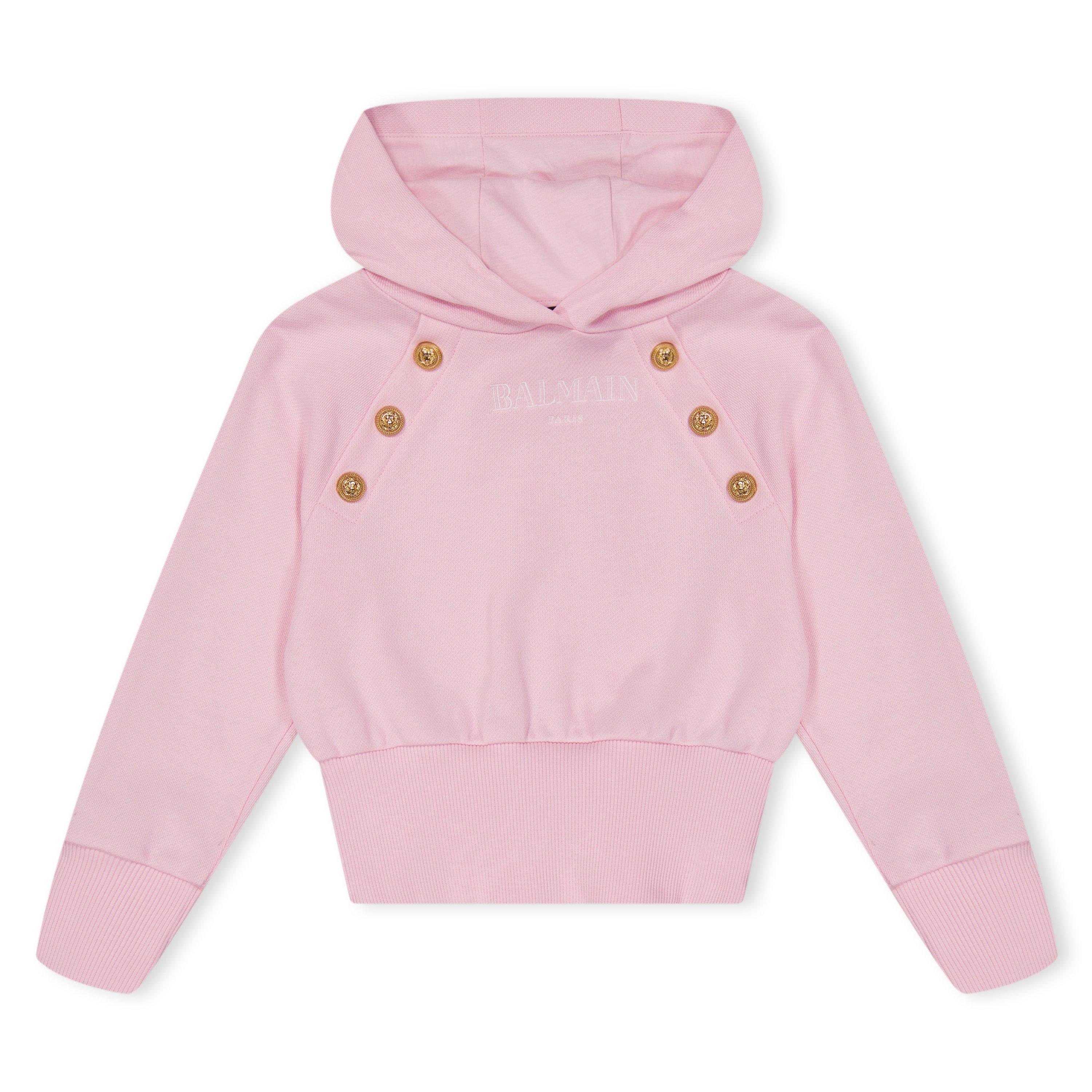 Pink 511BC - Balmain - Logo Hoodie Juniors - 1