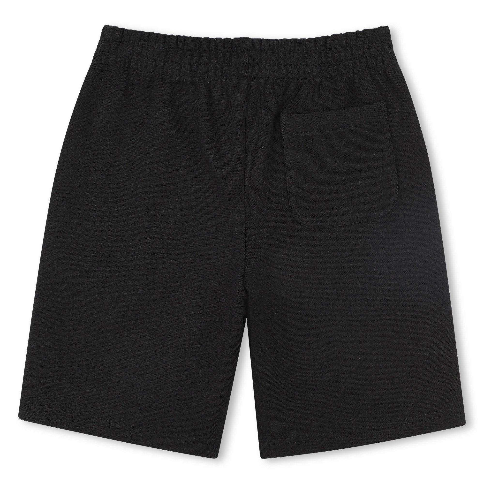 Black 095 - Kenzo - Unisex Kids' Tiger Fleece Jogger Shorts - 2