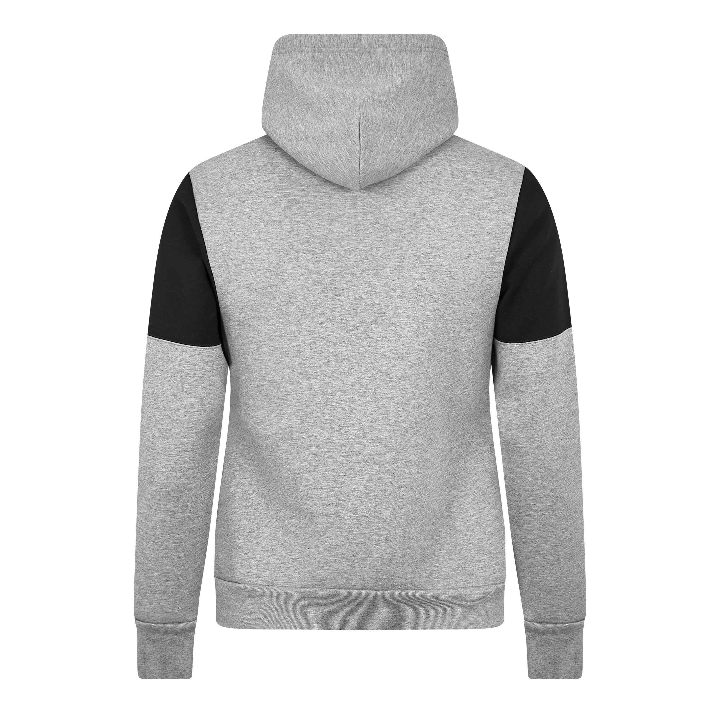 Heather Grey - Balenciaga - Contrast Band Hoodie - 2