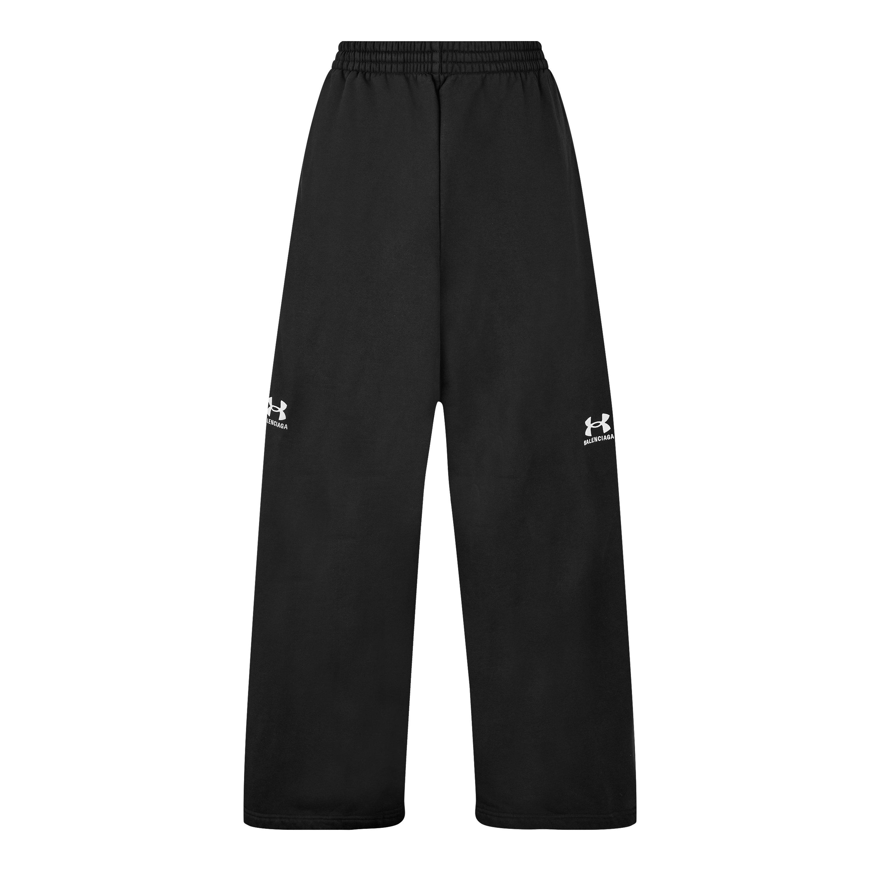 Black - Balenciaga - X Under Armour Wide Leg Jogging Bottoms - 1