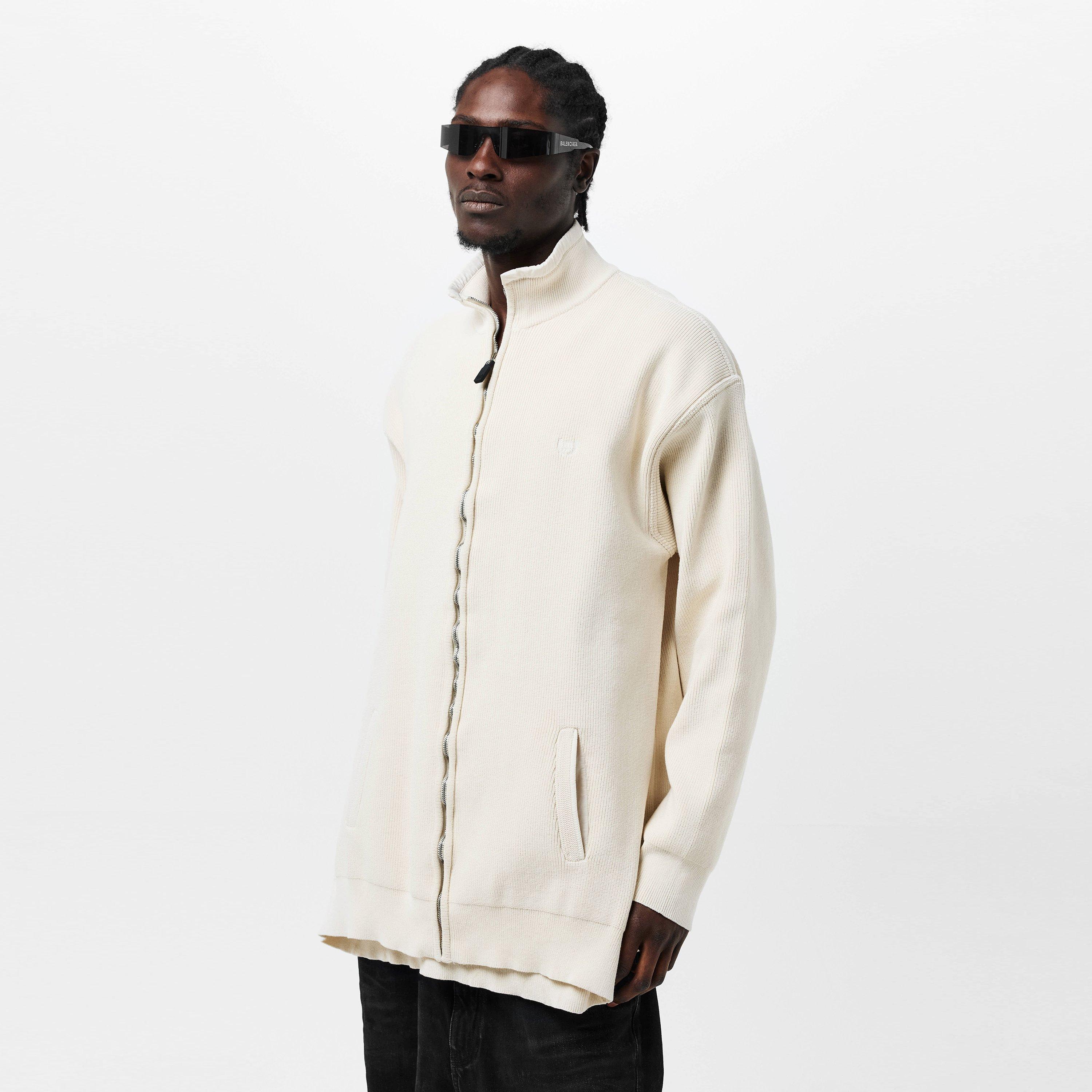 Beige - Balenciaga - Men's Intertwined Crew Sweatshirt - 3