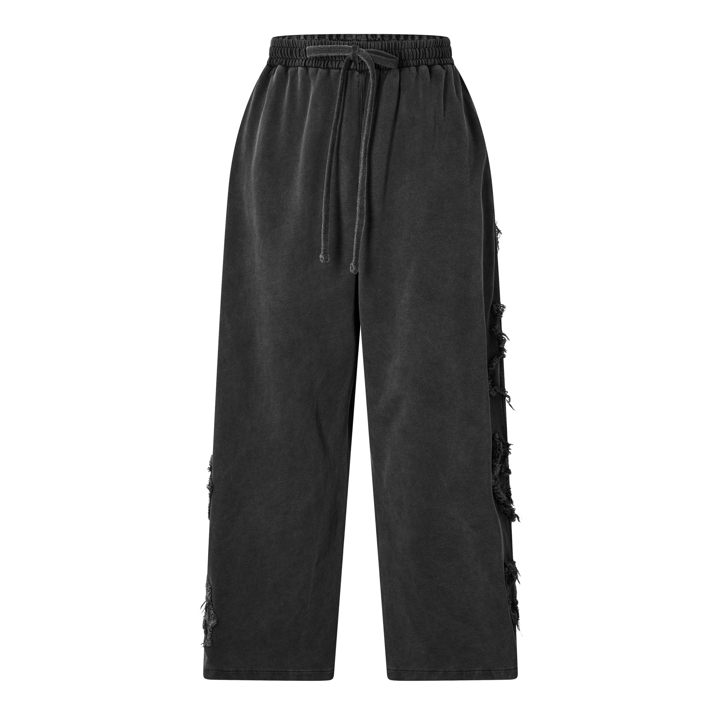 Acne Studios Men's Open Leg Jersey Joggers - Black - Large