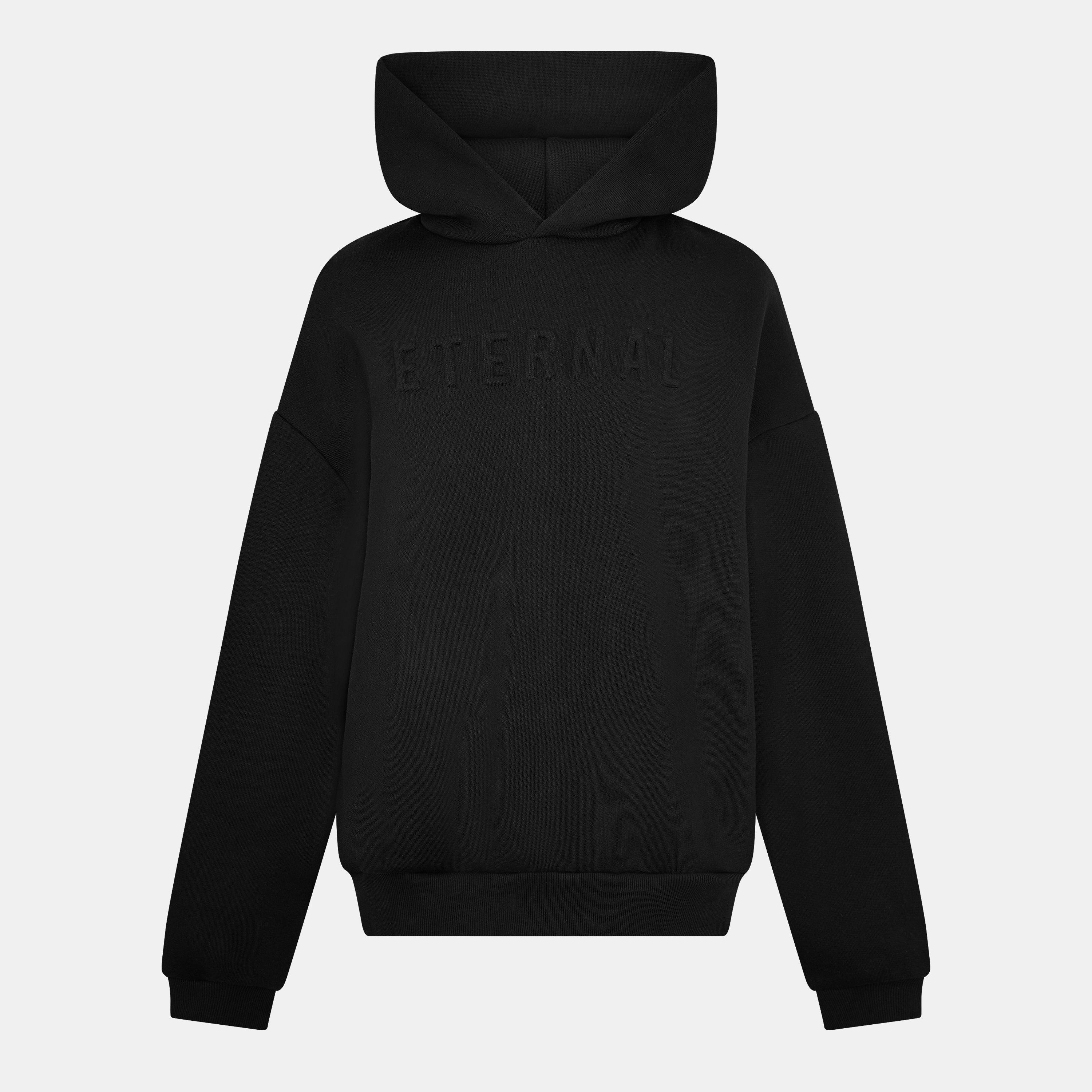Black - Fear Of God - Men's Eternal Over-the-Head Hoodie - 1