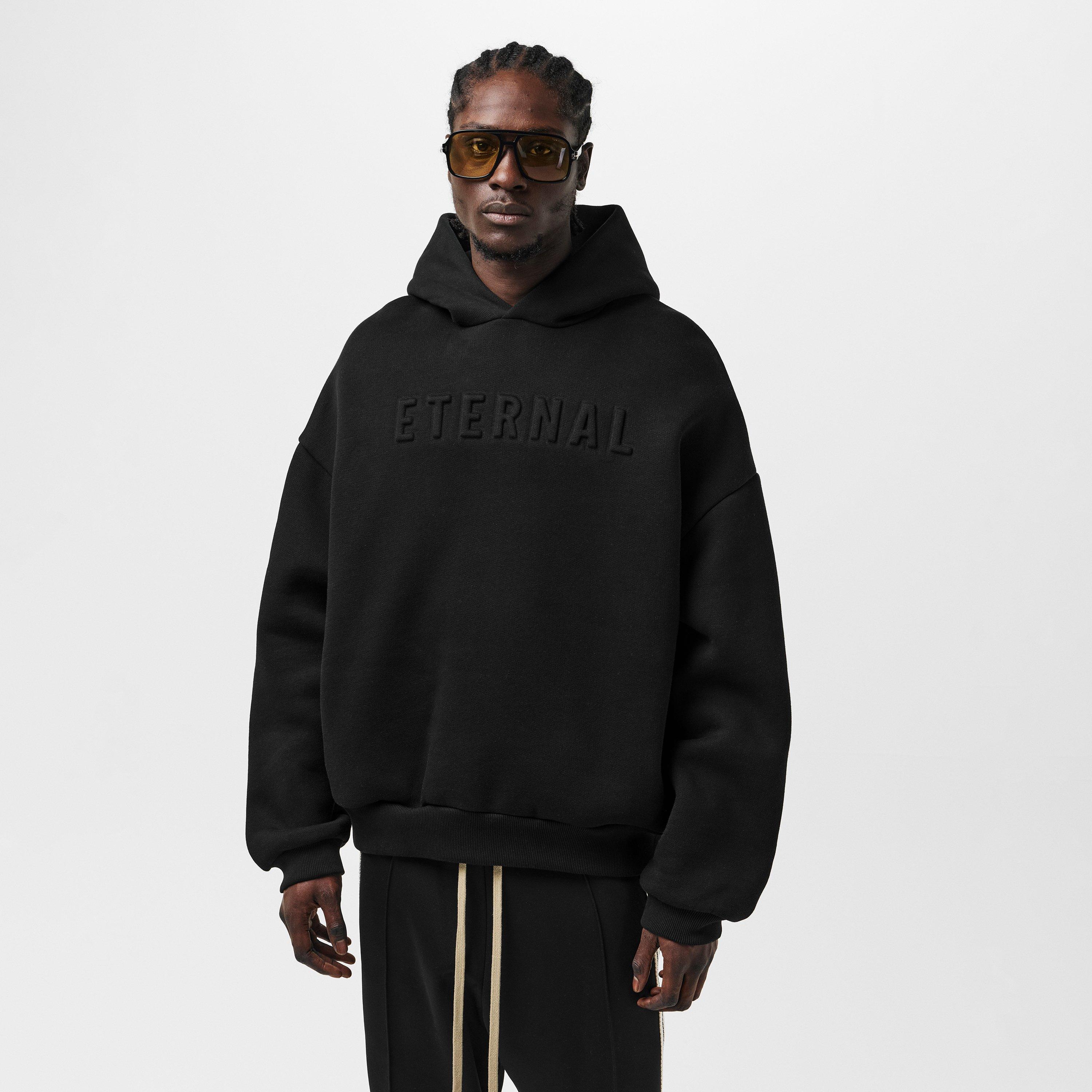 Black - Fear Of God - Men's Eternal Over-the-Head Hoodie - 3