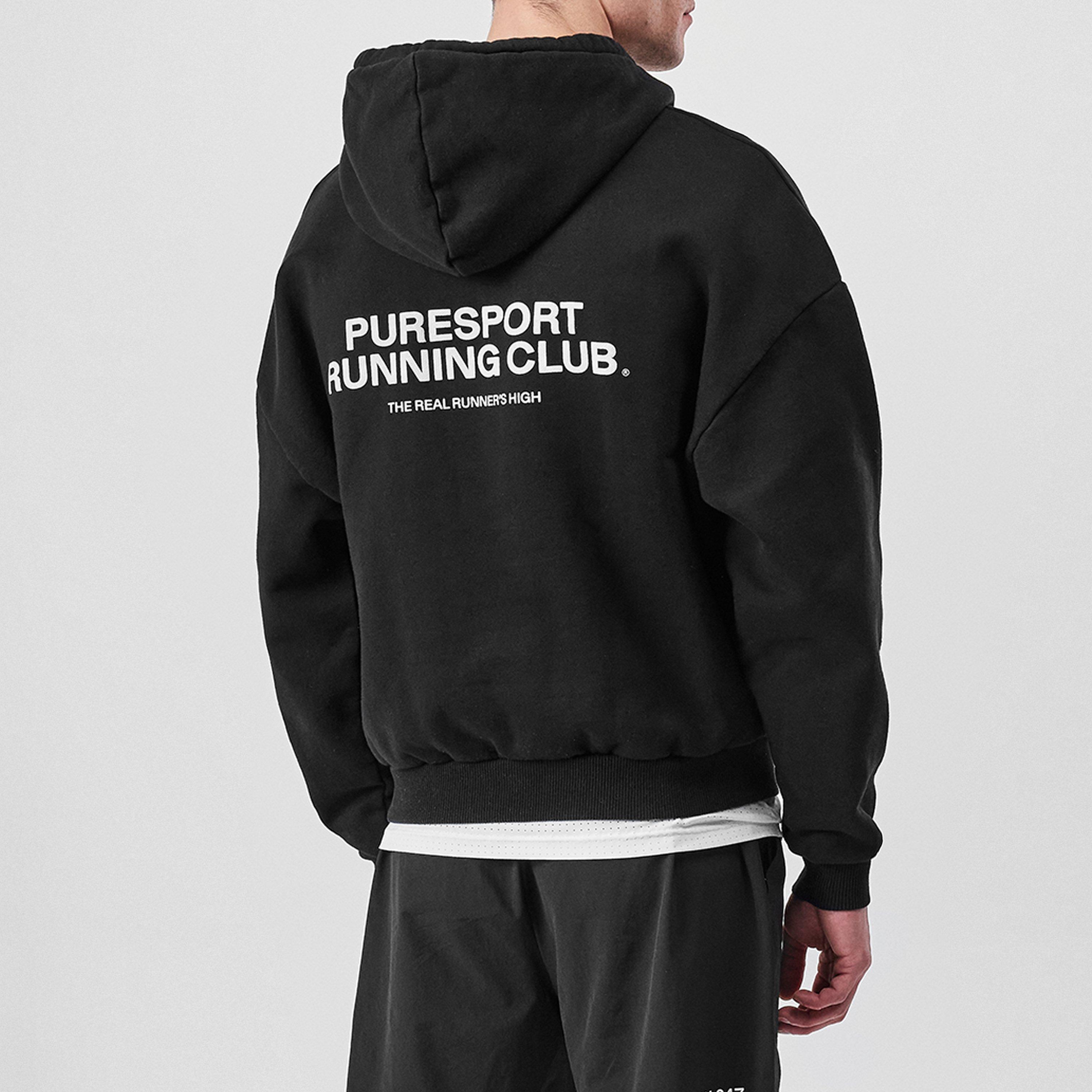 Black - Puresport - Running Club Hoodie - 4