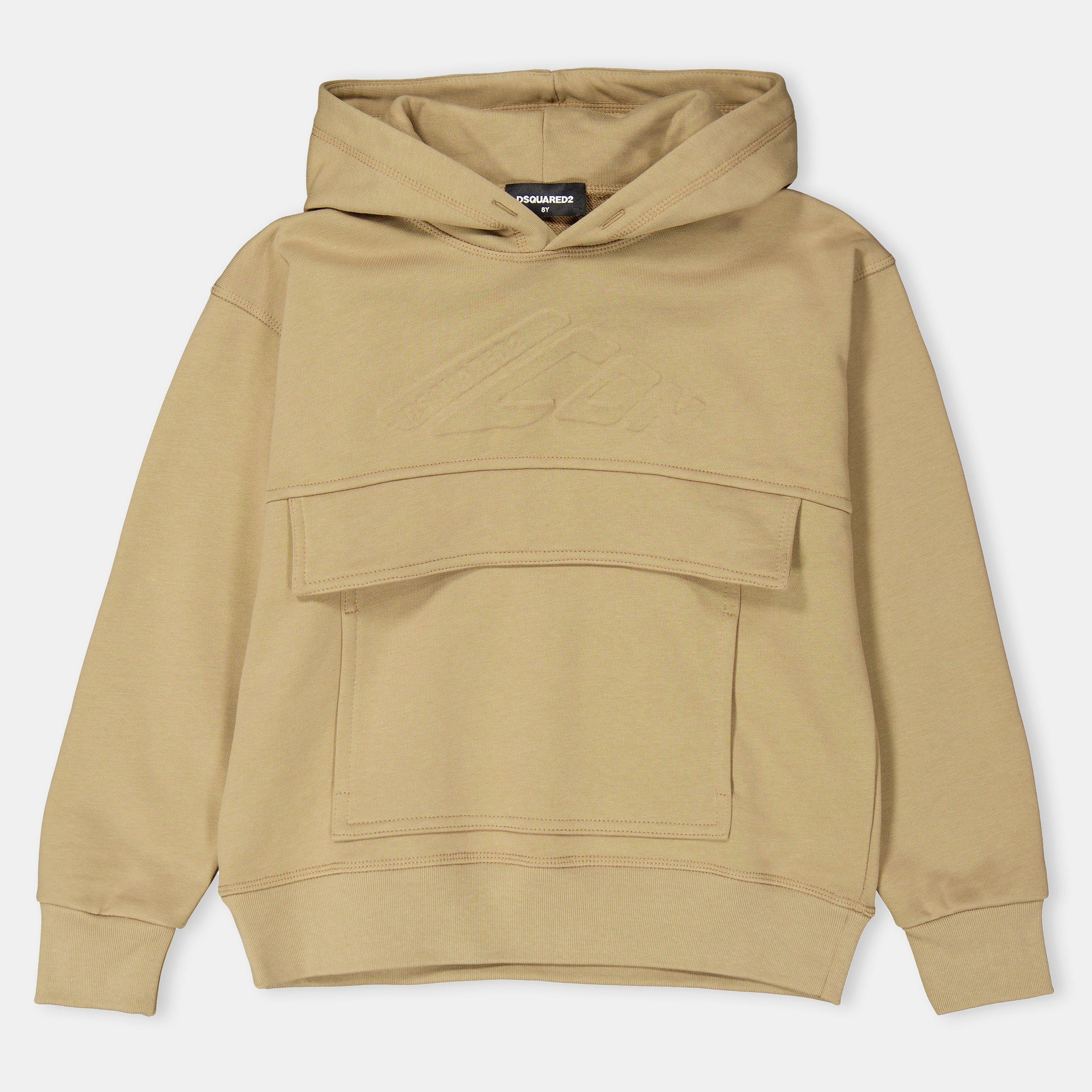 DSquared2 Icons Hoodie Juniors - Beige DQ724 - Size 12 Yrs