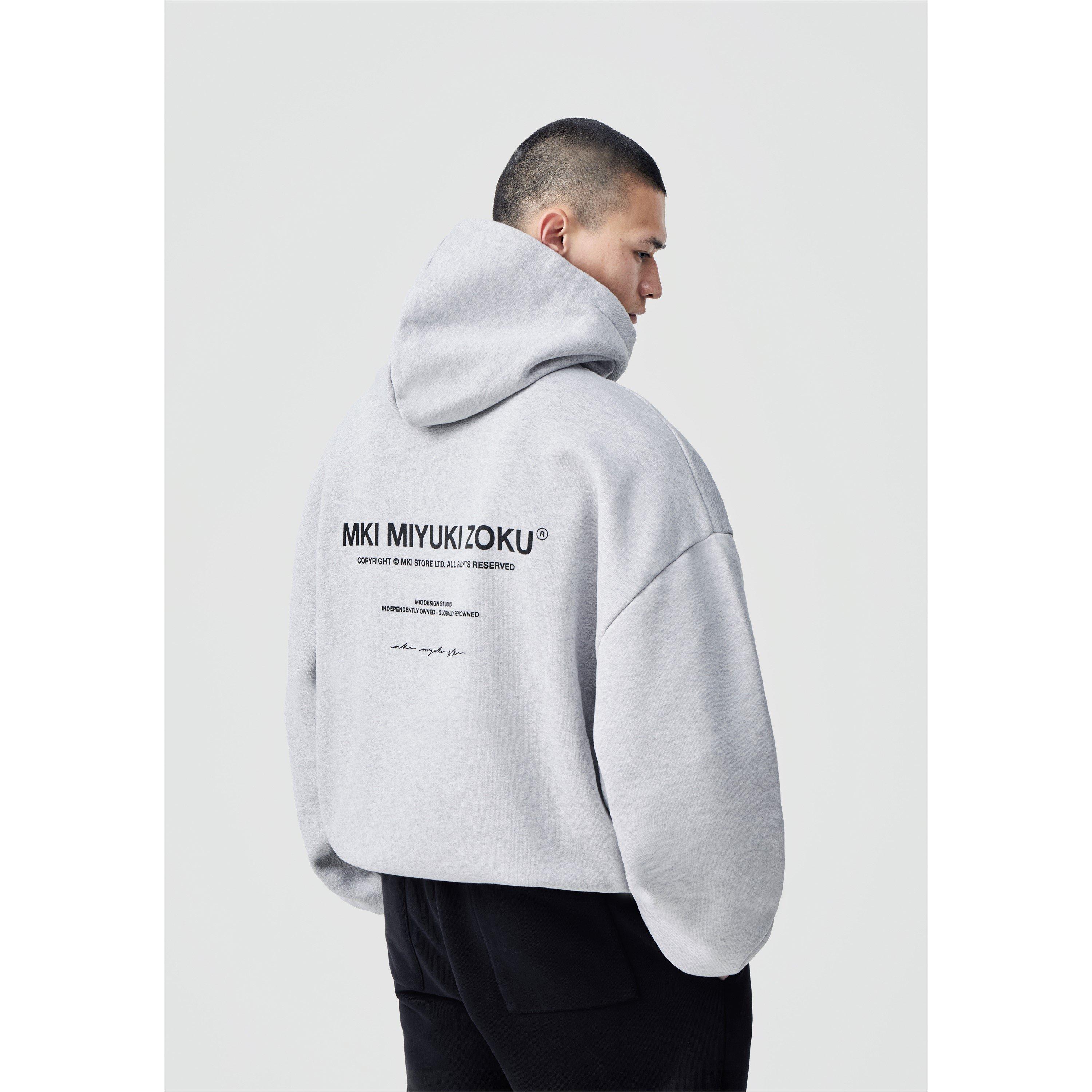 Grey - MKI MIYUKI ZOKU - Design Studio Hoodie - 4